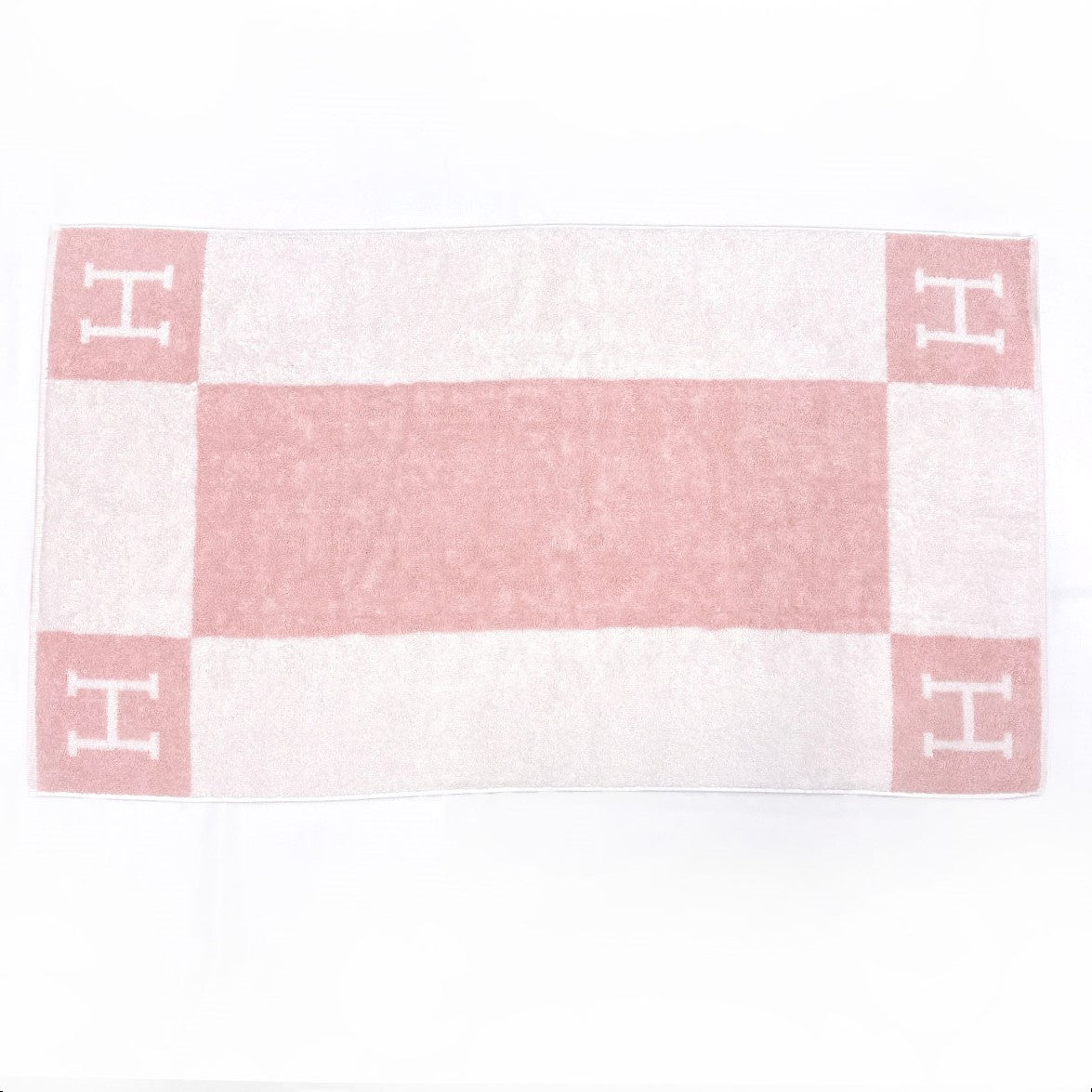 HERMES towel H102193M 02 Avalon cotton pink pink unisex New