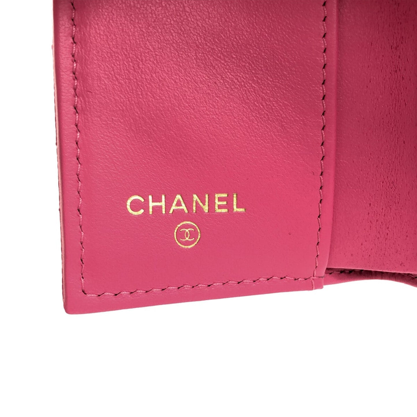 CHANEL CC Caviar Leather Wallet Small Wallets