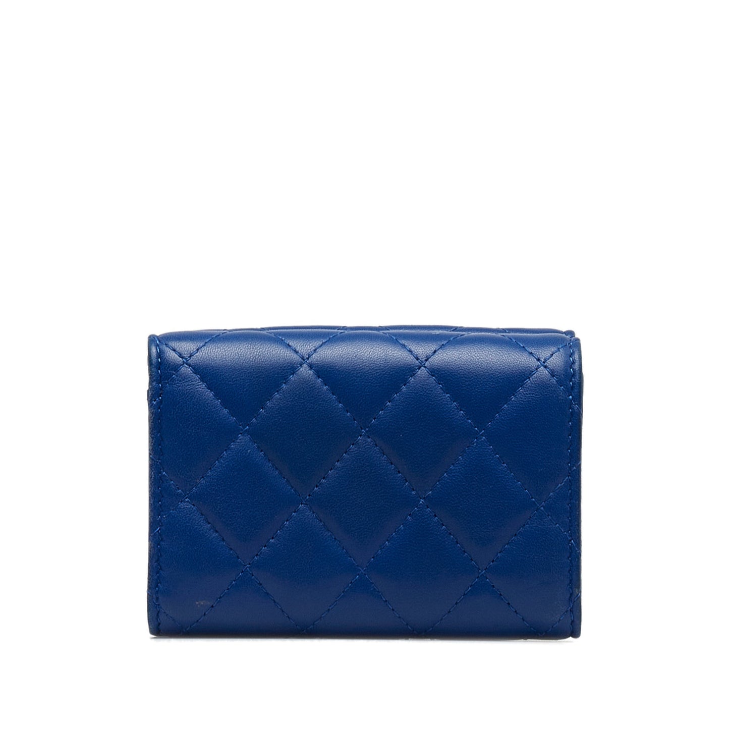 CHANEL CC Lambskin Trifold Flap Wallet Small Wallets