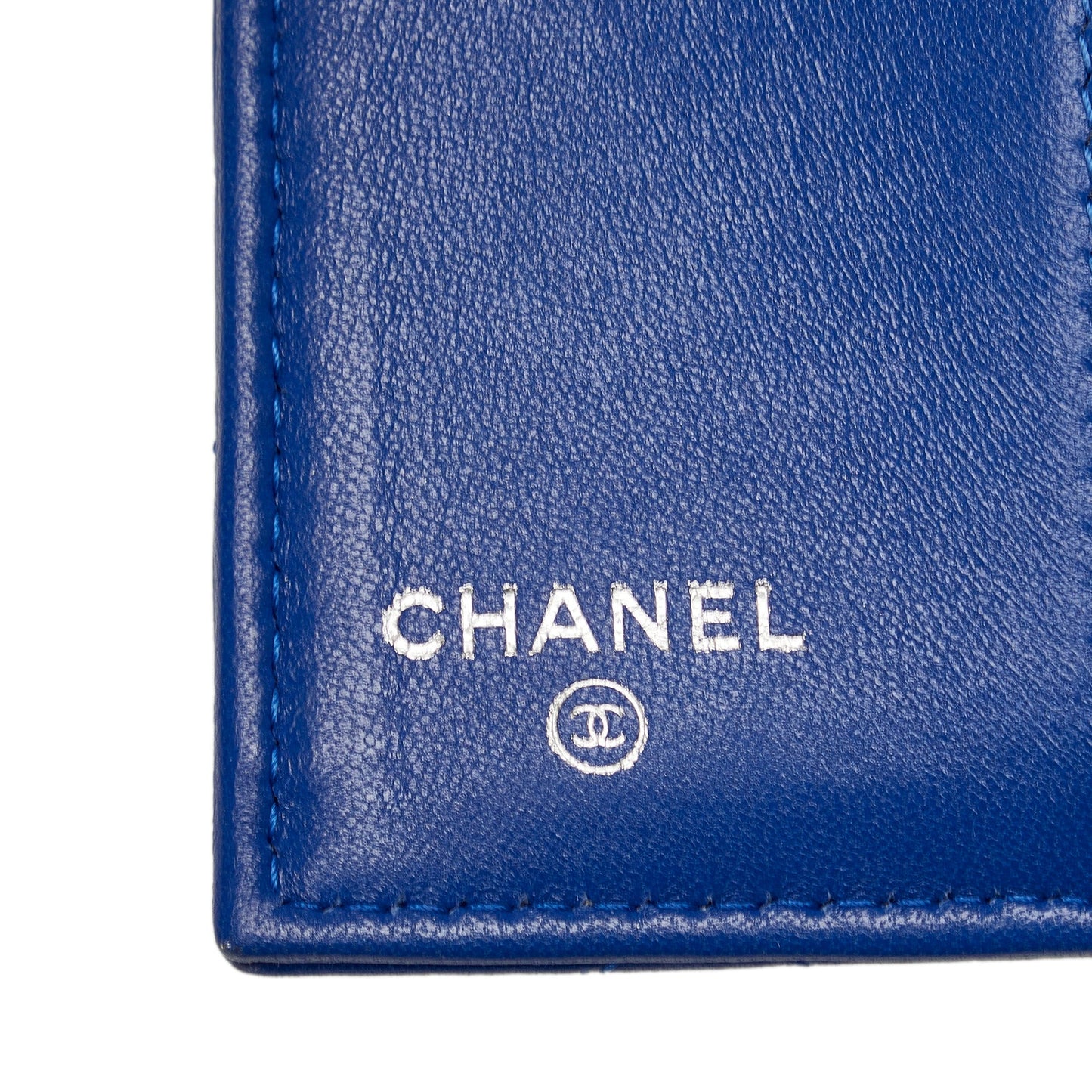 CHANEL CC Lambskin Trifold Flap Wallet Small Wallets