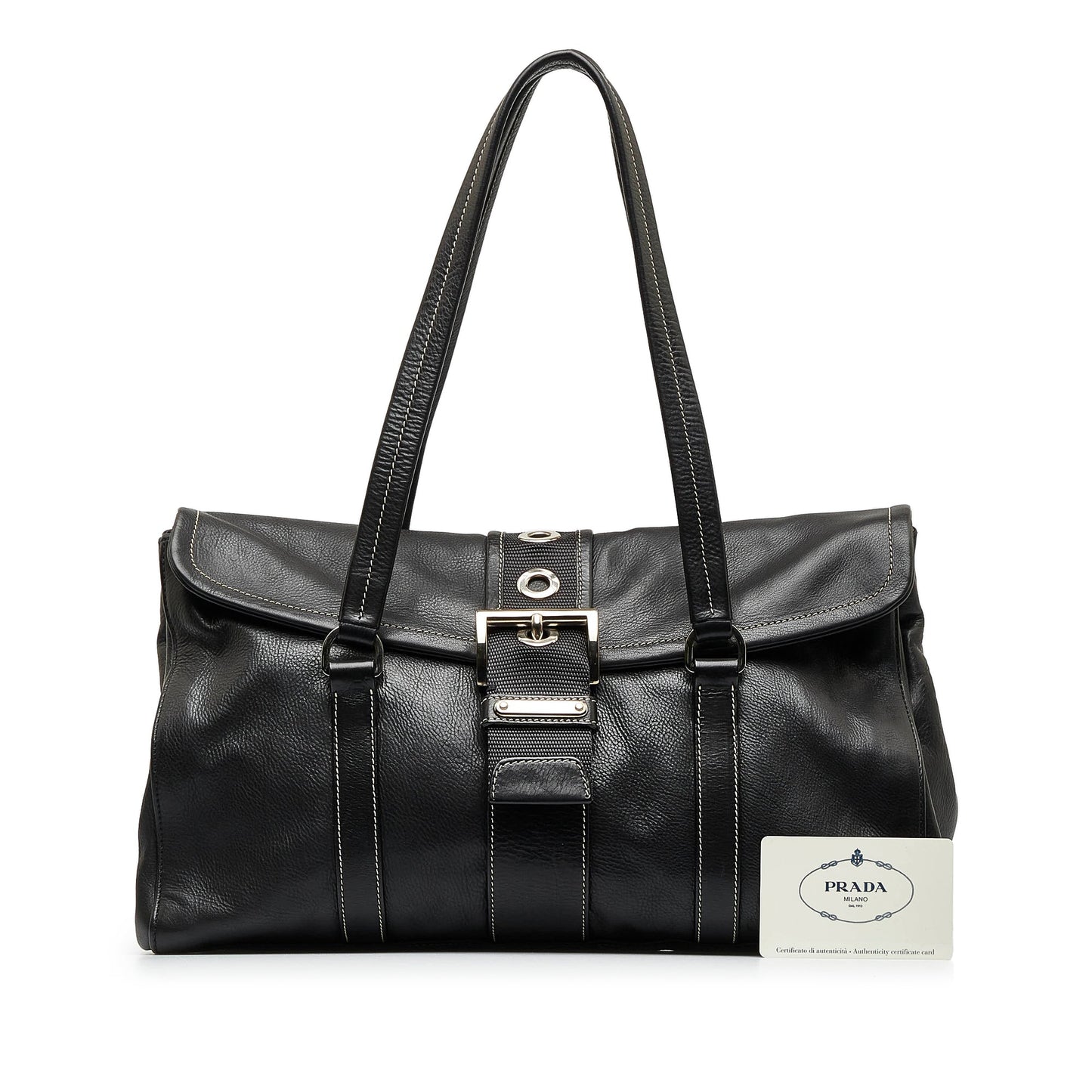 PRADA Leather Shoulder Bag