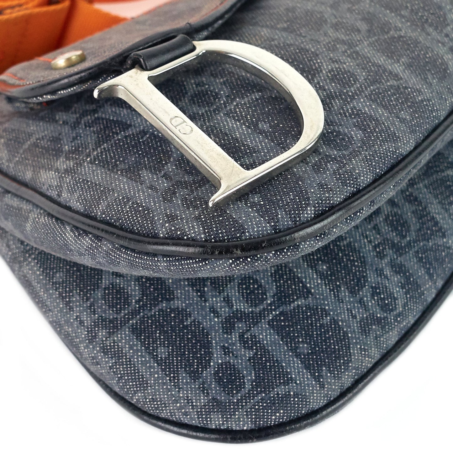 DIOR Flight Line Monogram Canvas Saddle Bag