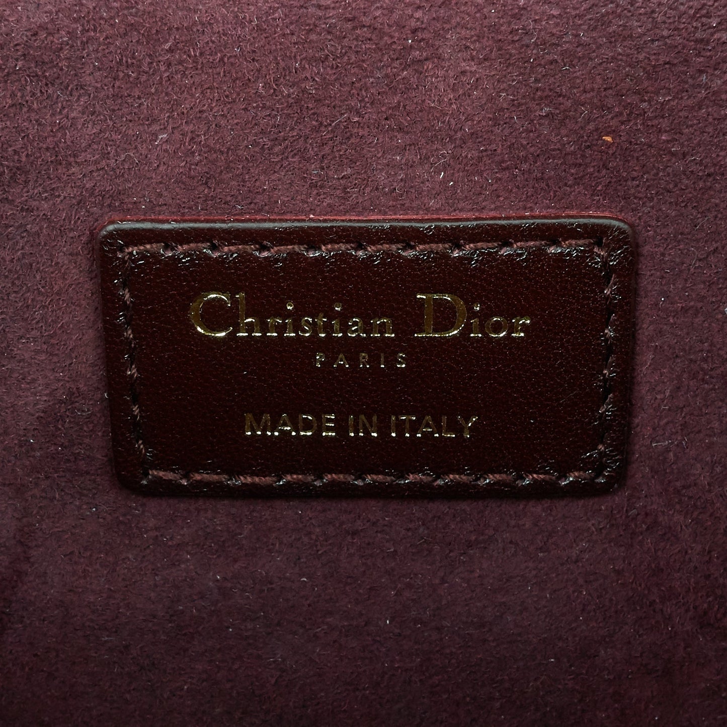 Dior Direction Lambskin Leather Flap Bag