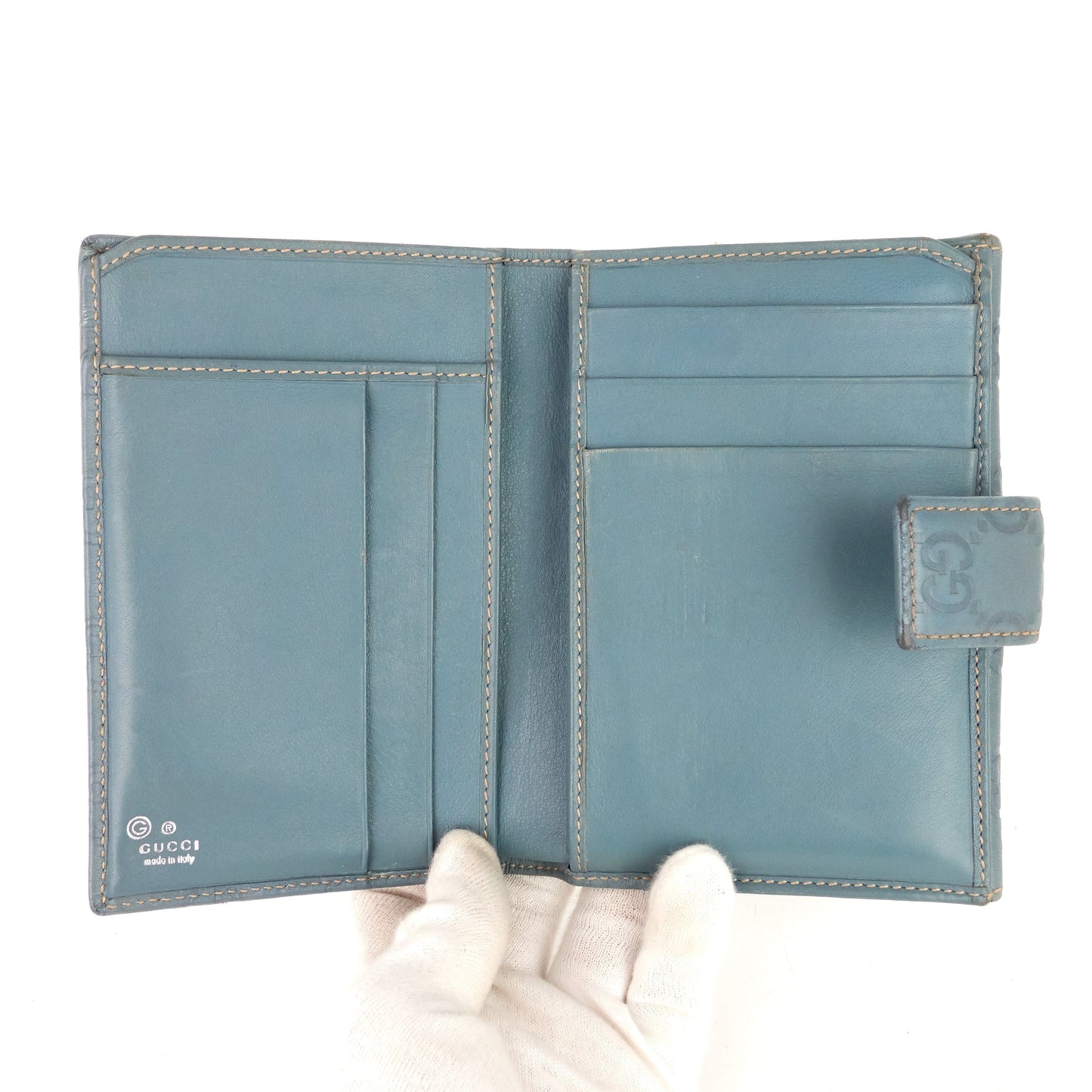 Guccissima Leather Bifold Snap Wallet