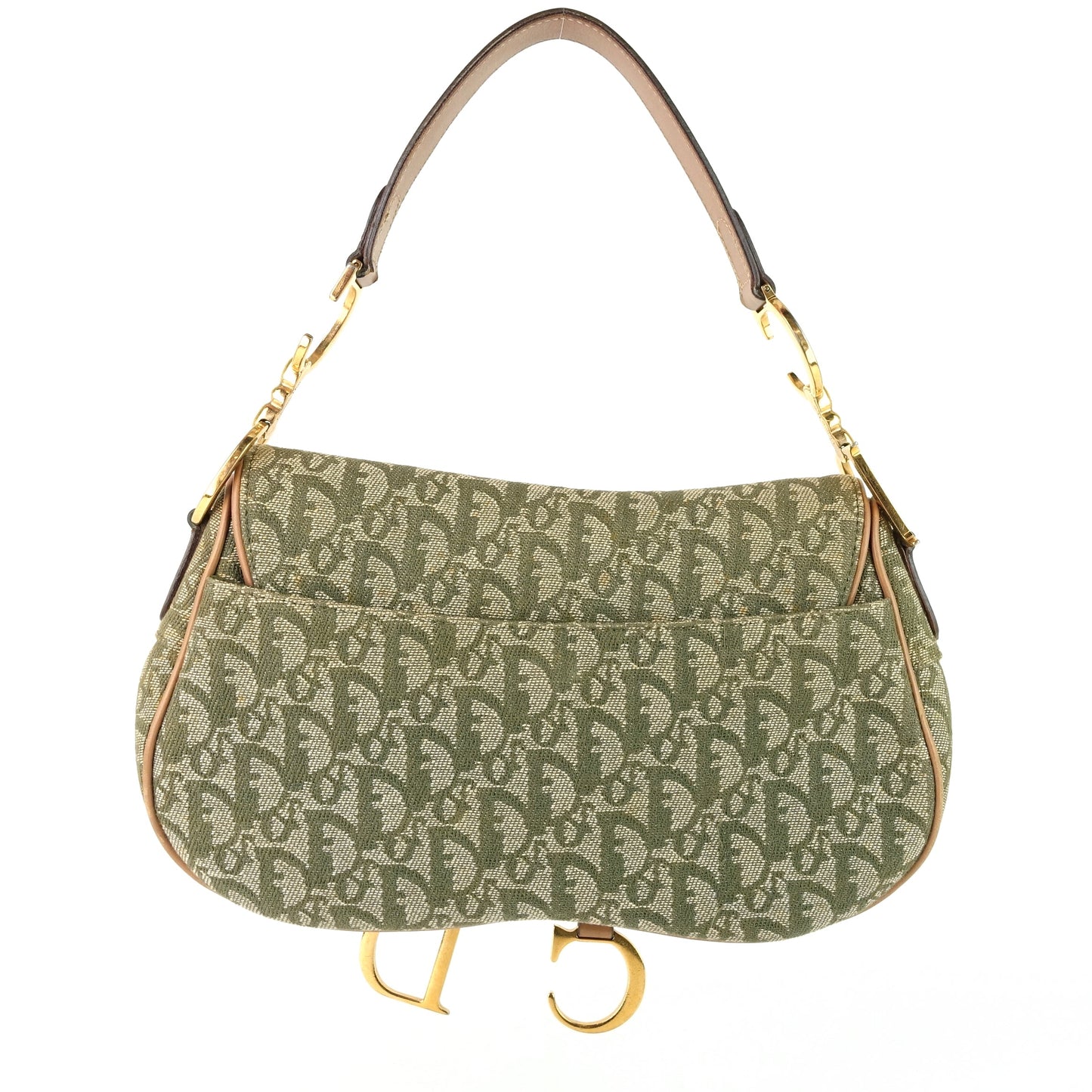 Double Saddle Diorissimo Canvas Bag