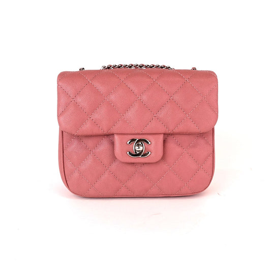 Chanel Quilted Caviar Leather Flap Crossbody Bag