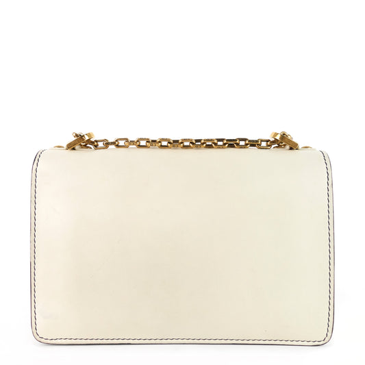 J’Adior Calf Leather Chain Flap Bag