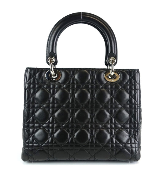 Lady Dior Cannage Quilt Leather Medium Bag