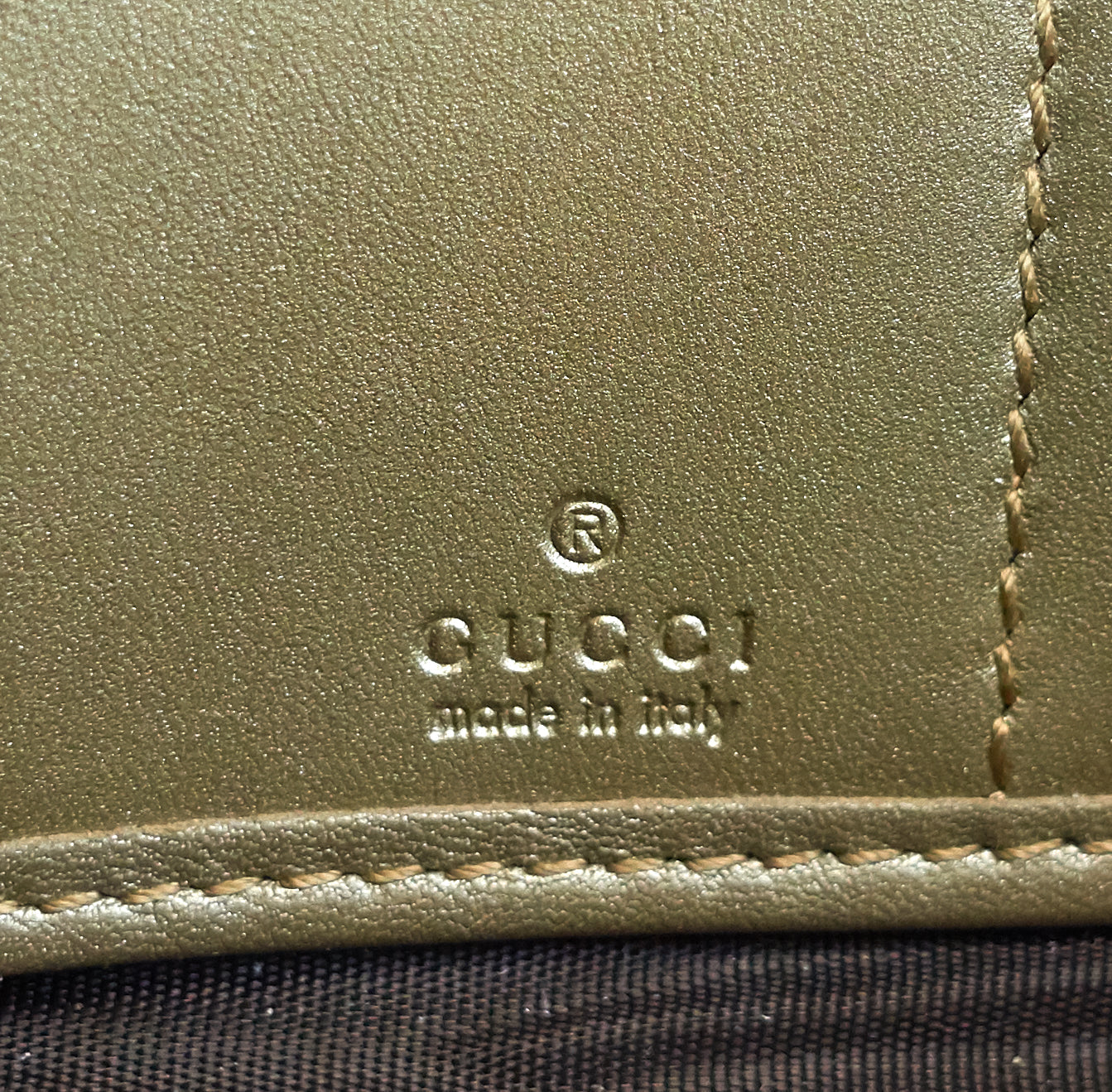 Signature Zip Around Guccissima Leather Wallet