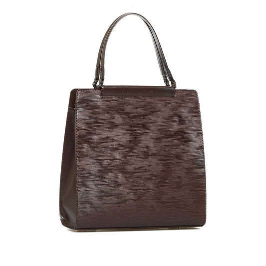 Brown Louis Vuitton Epi Figari MM Tote Bag