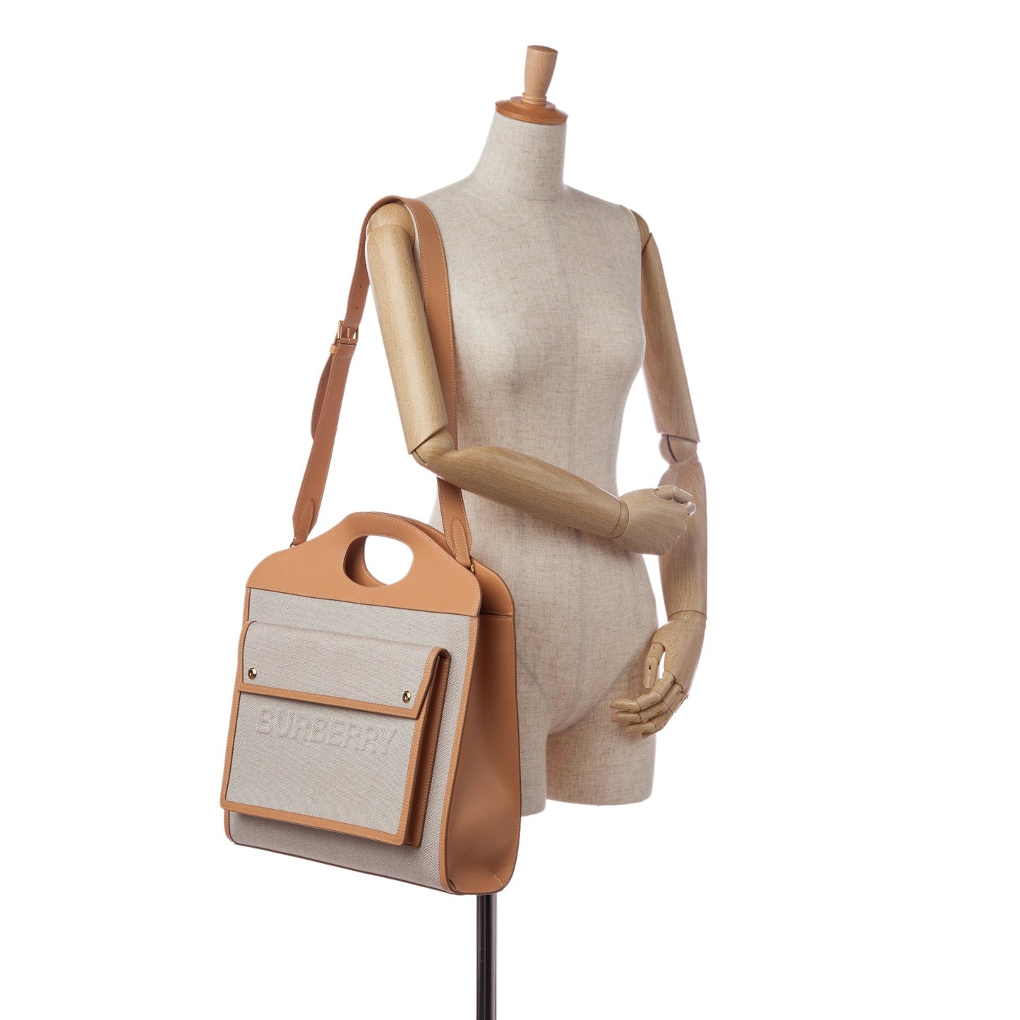 BBR Pocket Tote Brown Canvas