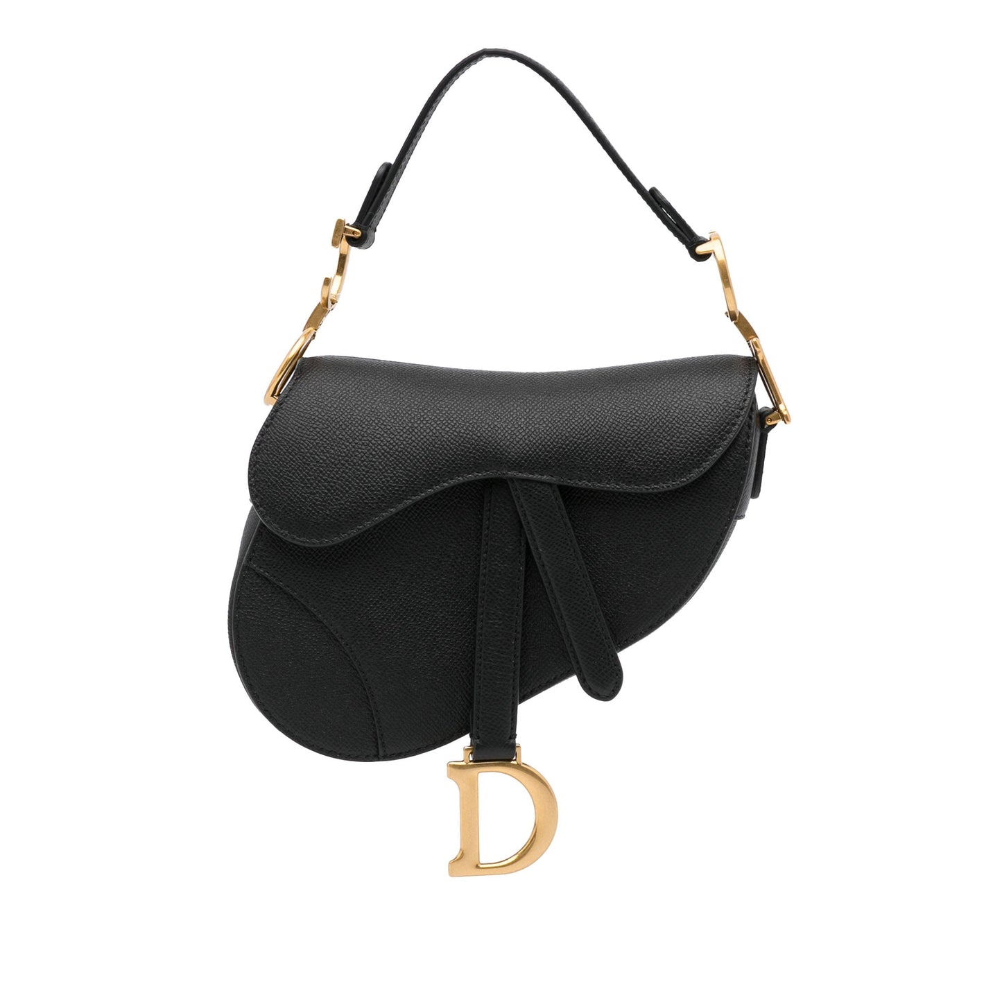 Dior Saddle Bag Mini Black Calfskin