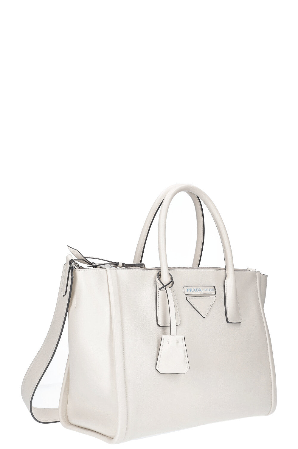 PRADA Concept Tote Bag White