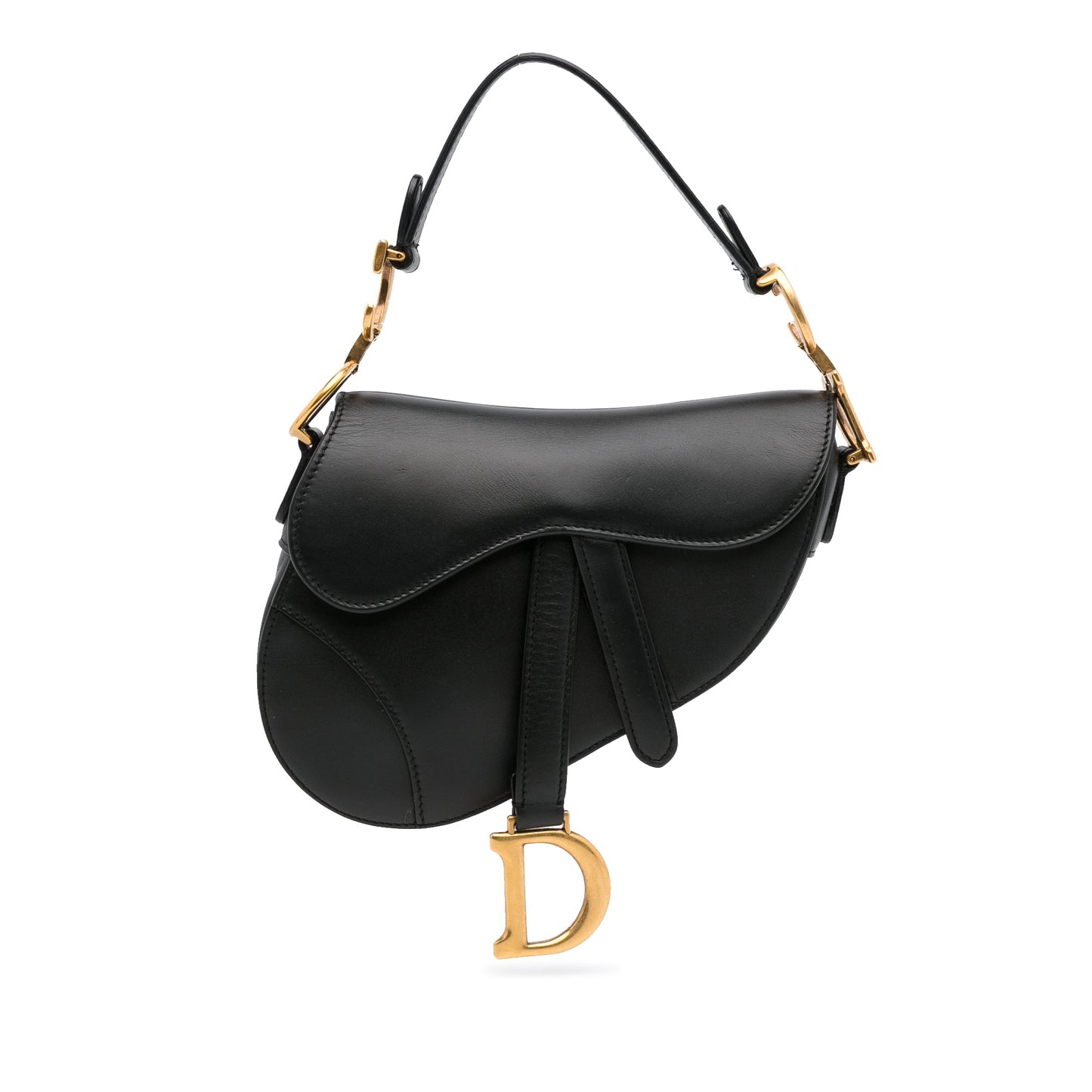 Dior Saddle Bag Mini Black Calfskin