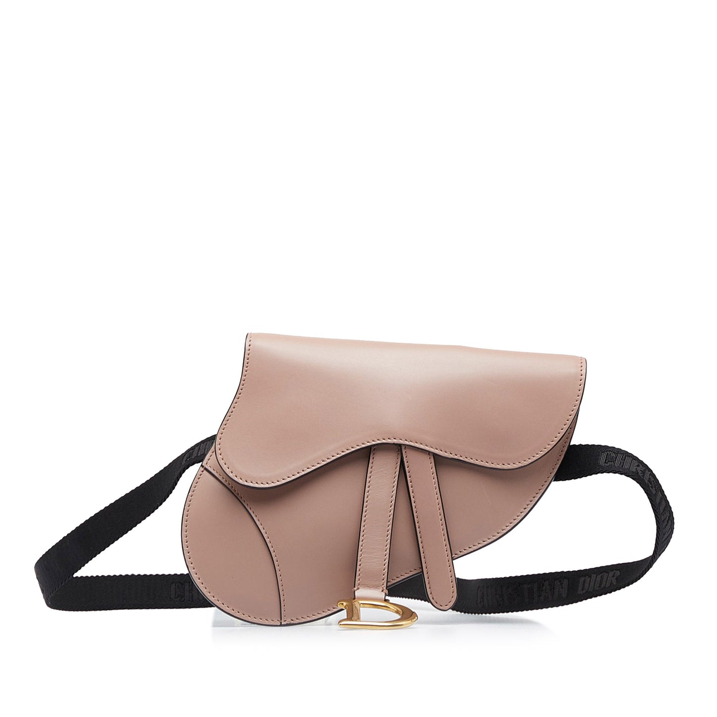 Dior Saddle Belt Bag Pink Leather