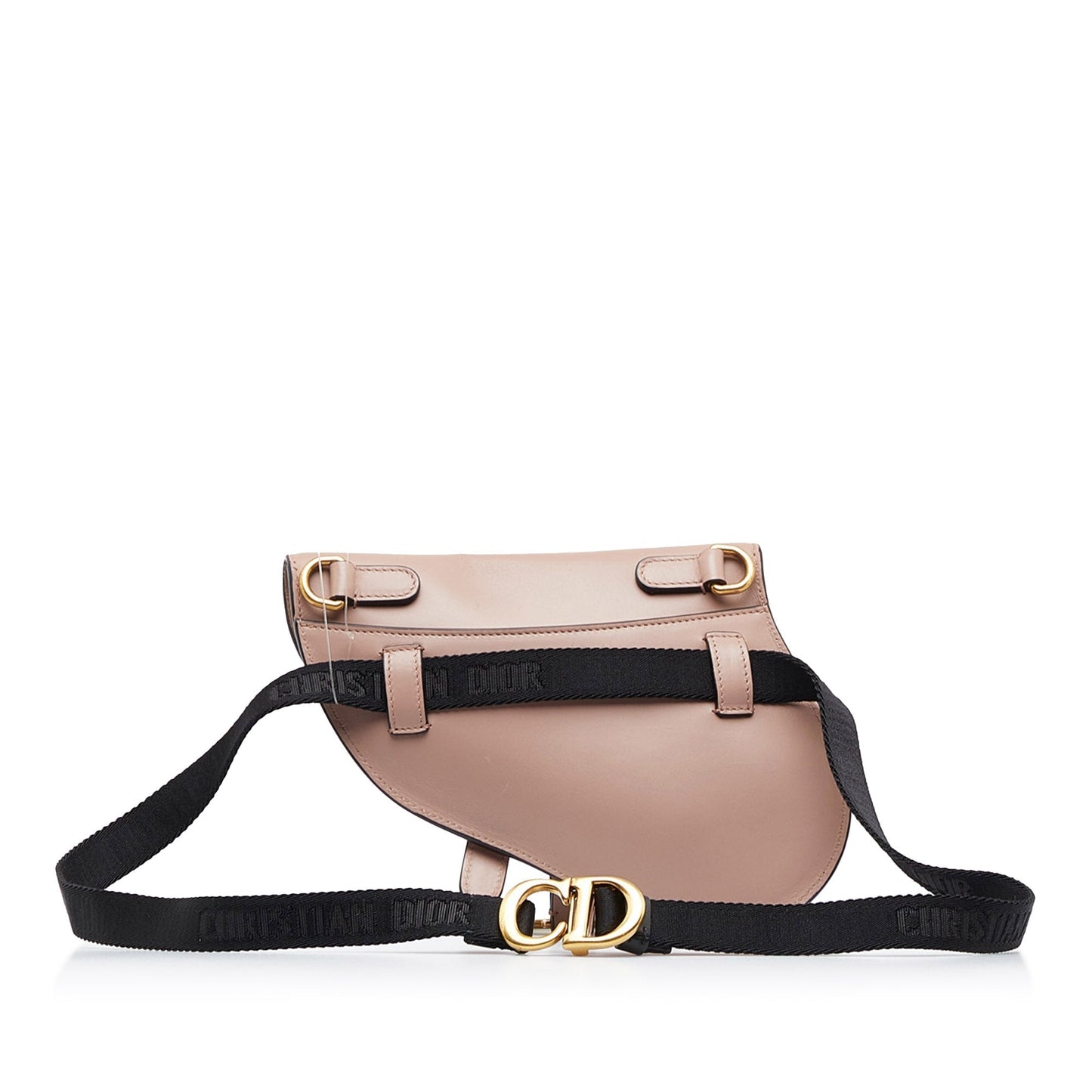 Dior Saddle Belt Bag Pink Leather