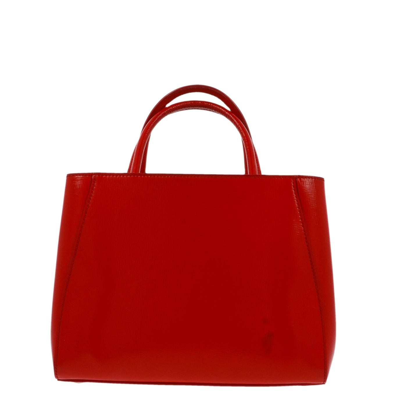 FENDI 2Jours Handbag in Red Leather