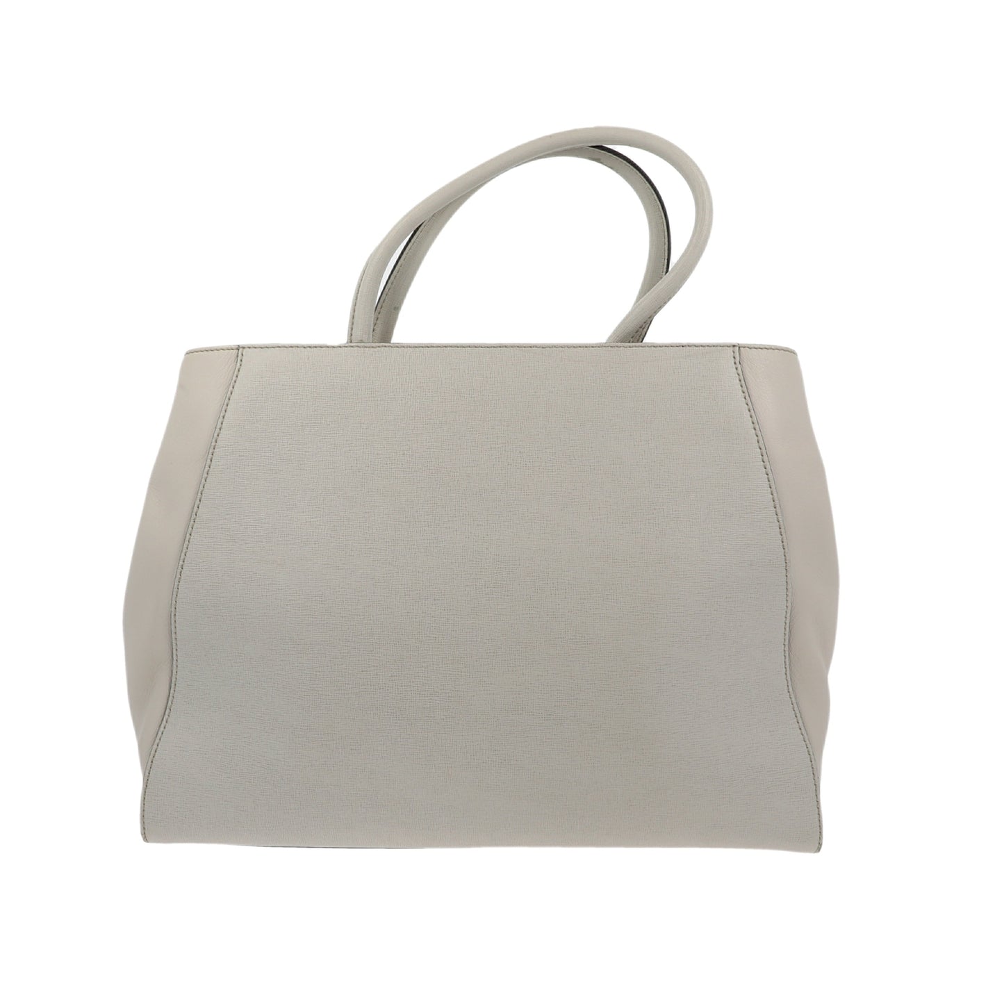 FENDI 2Jours Handbag in White Leather