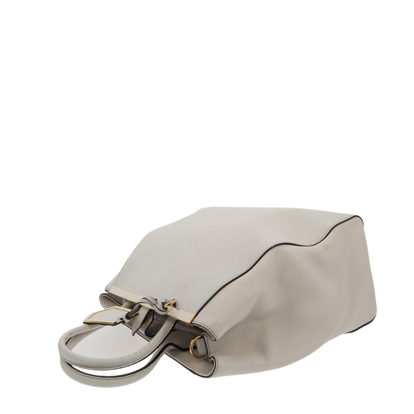 FENDI 2Jours Handbag in White Leather