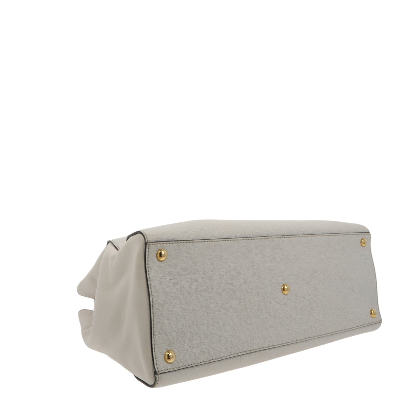 FENDI 2Jours Handbag in White Leather