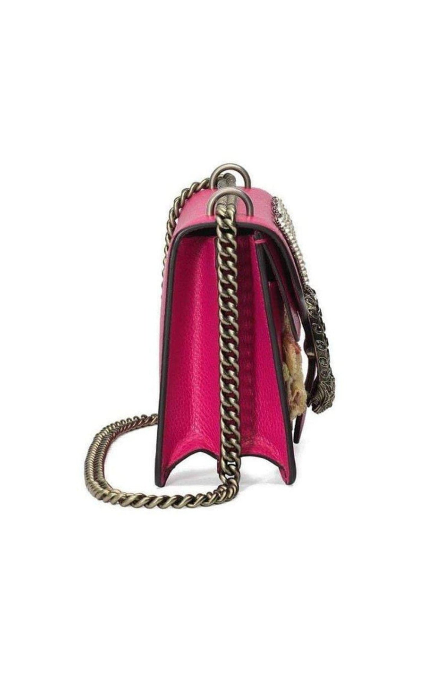 Pink Guccify Dionysus Small Shoulder Bag