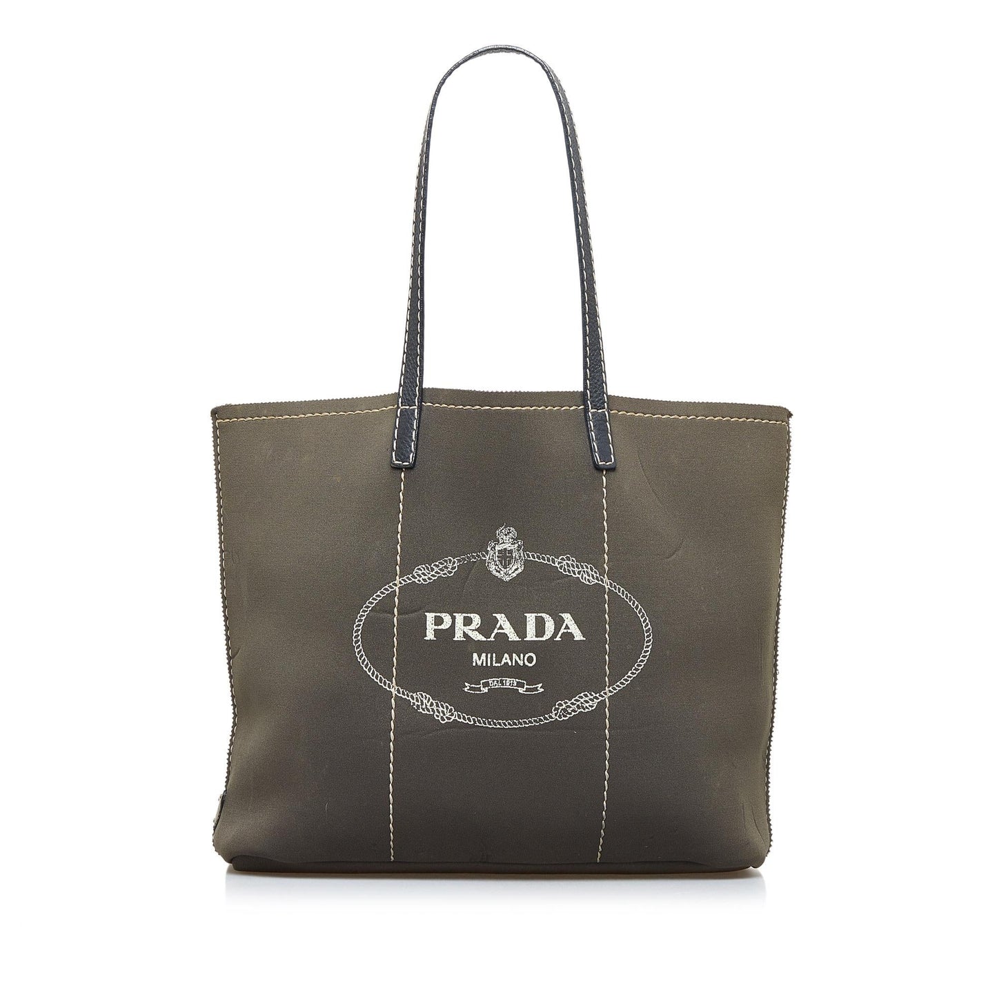 Prada Canapa Logo Tote Bag (SHG-WAhNSo)