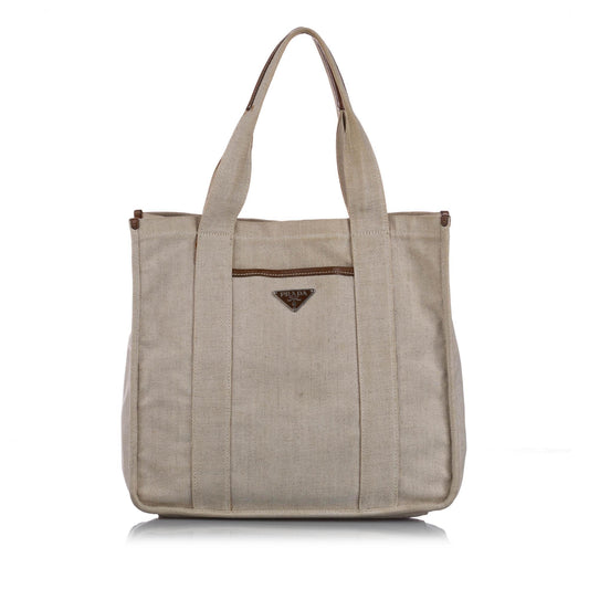 Prada Canvas Tote Bag (SHG-10743)