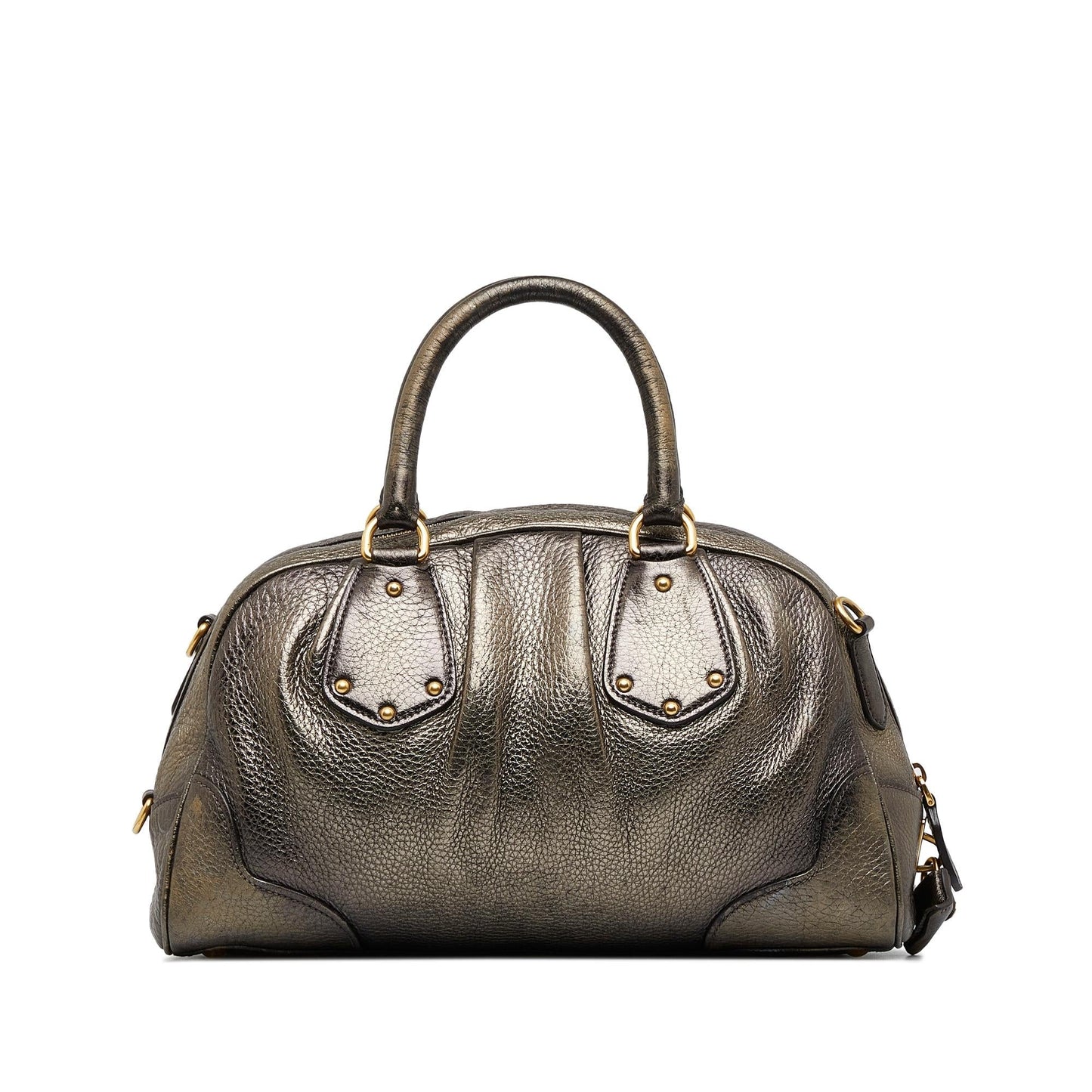 Prada Cervo Antik Bowler Bag (SHG-WjJGsY)