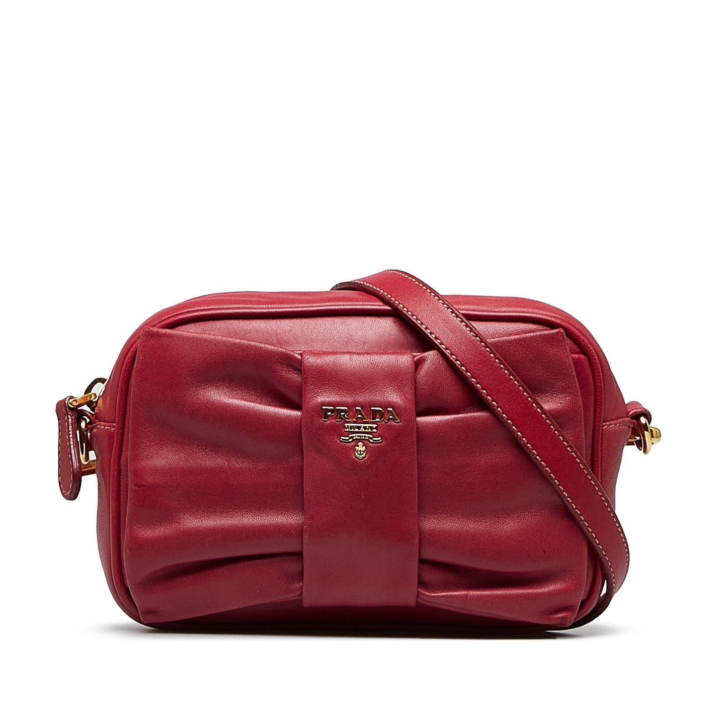 Prada Fiocco Bow Crossbody (SHG-USzc8A)