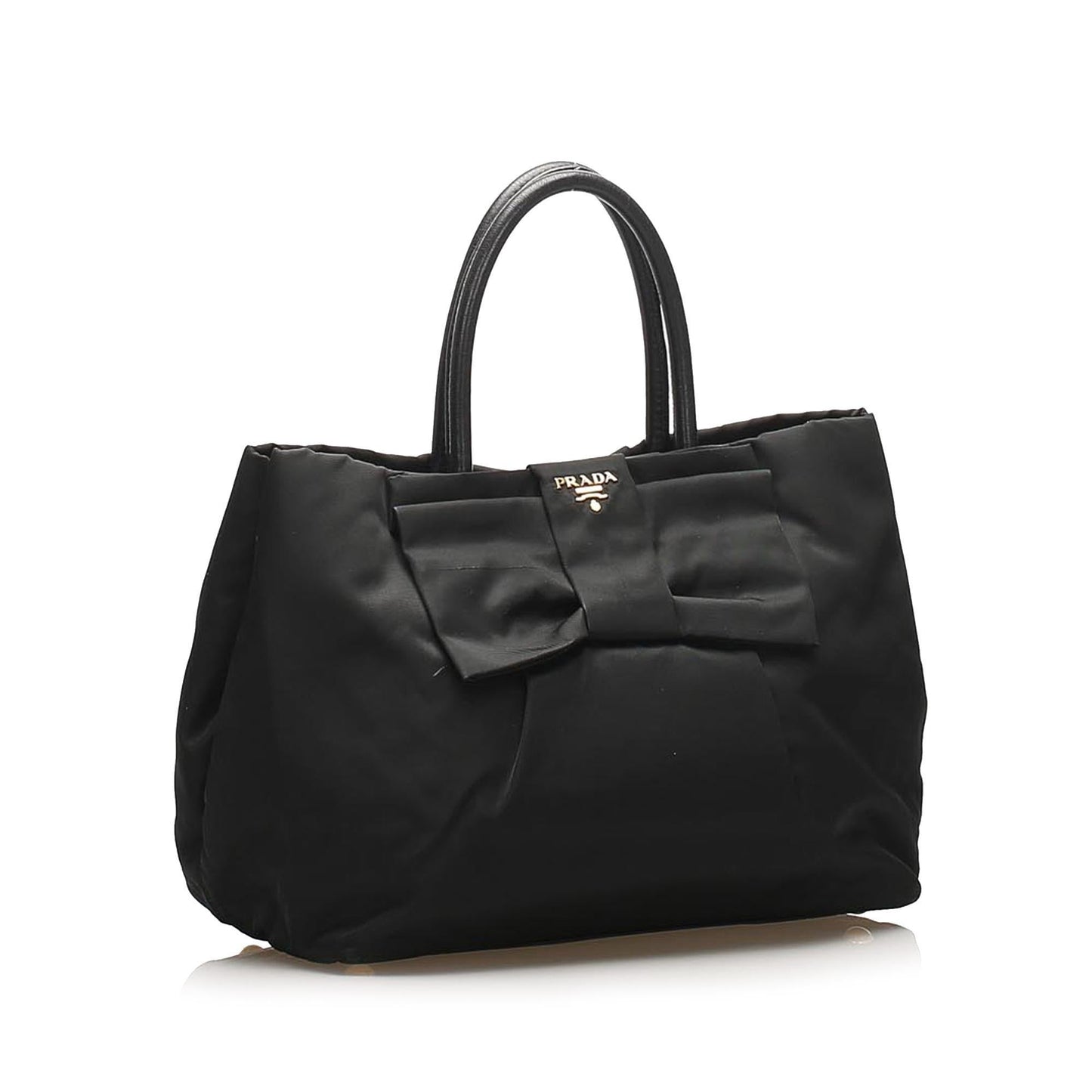 Prada Fiocco Bow Tessuto Tote Bag (SHG-13266)