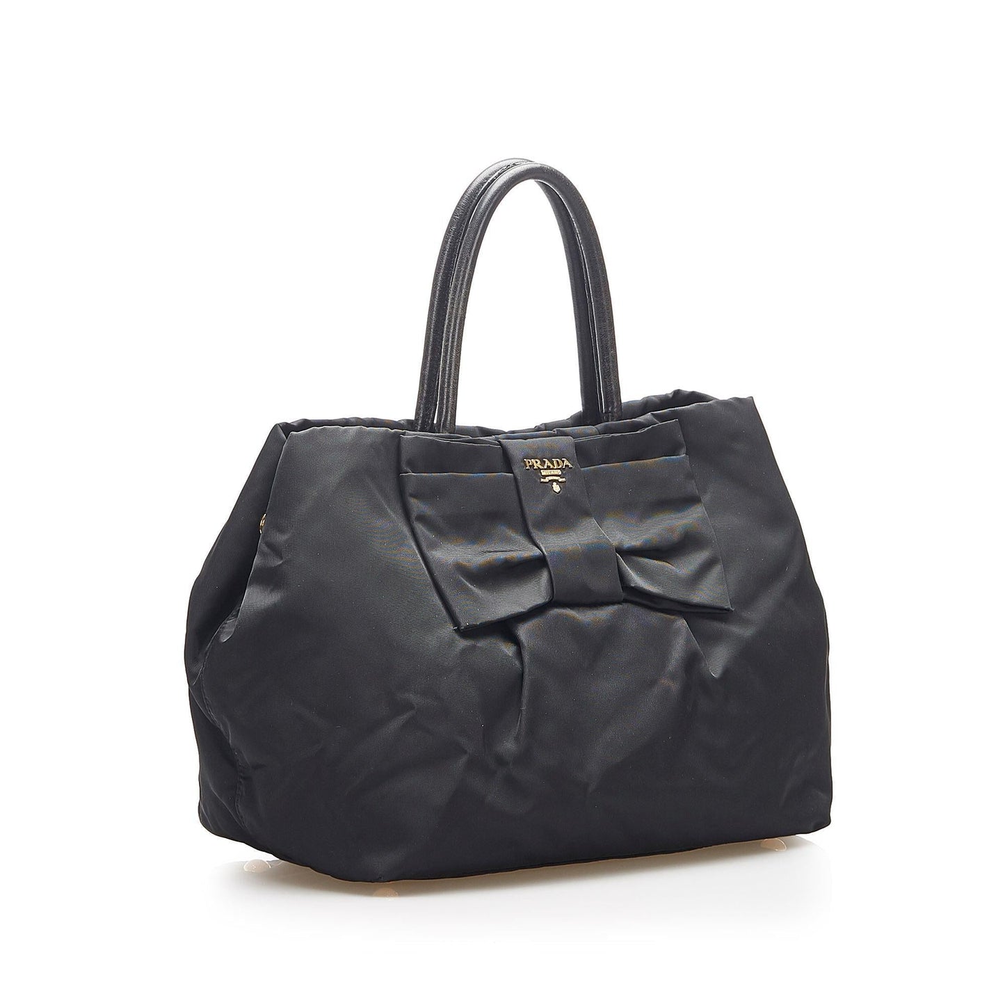 Prada Fiocco Bow Tessuto Tote Bag (SHG-16799)