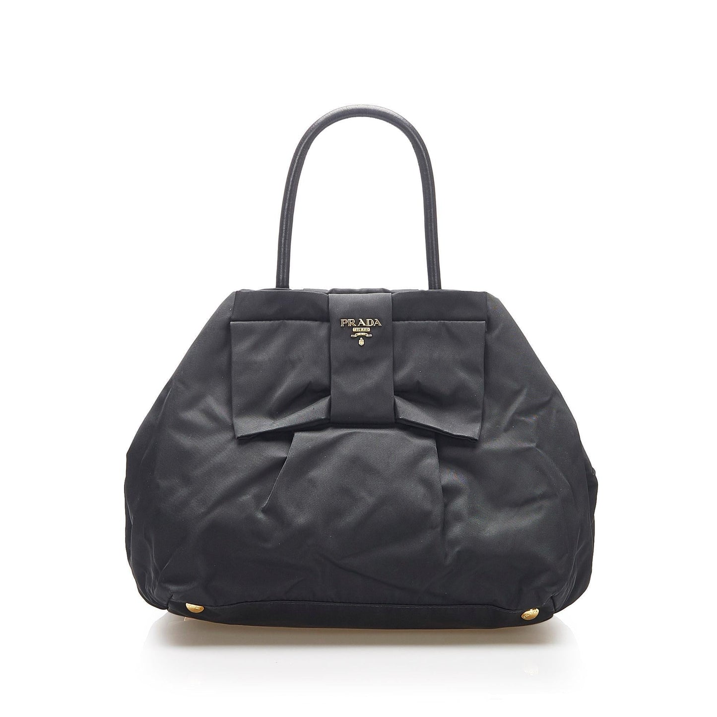 Prada Fiocco Bow Tessuto Tote Bag (SHG-16800)