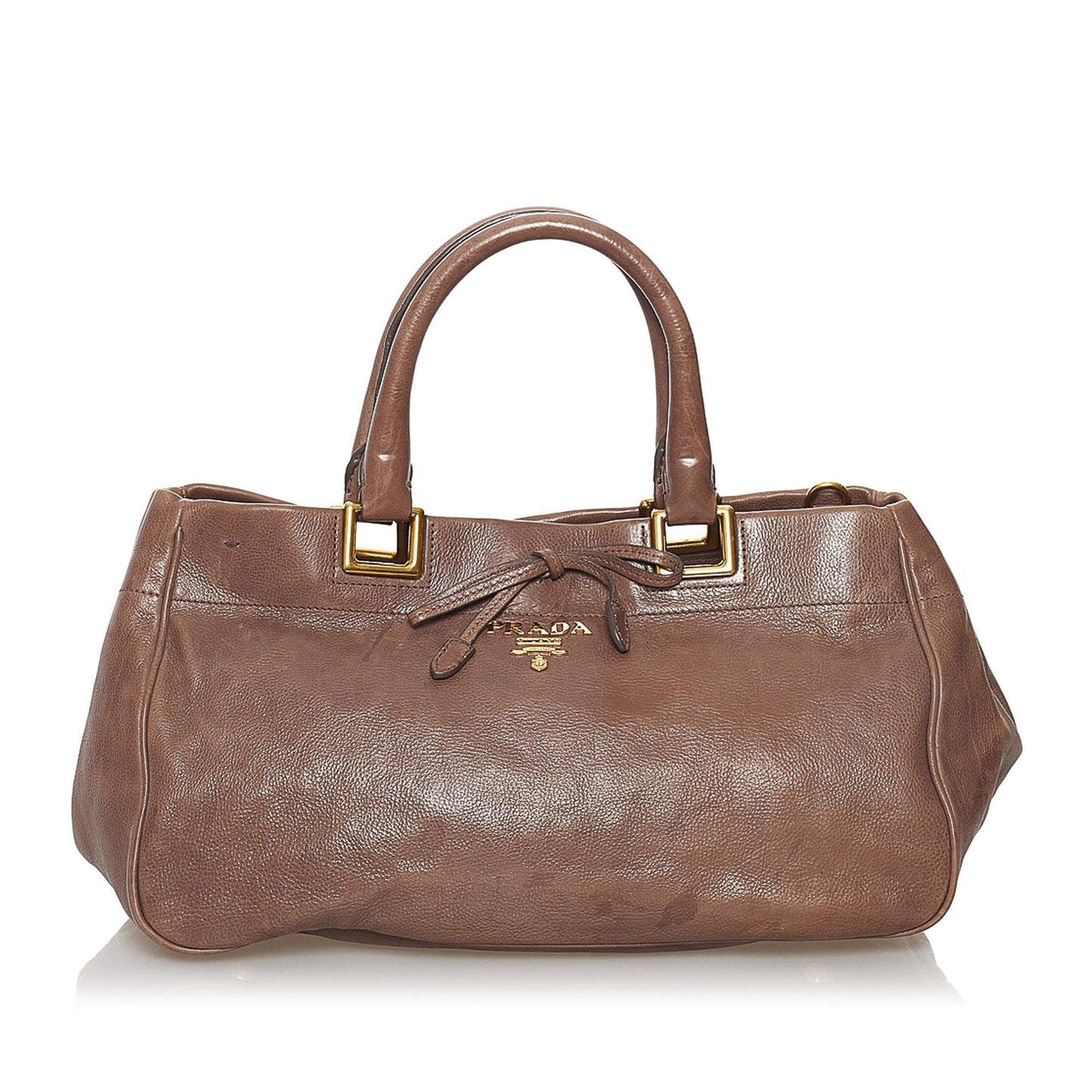 Prada Glace Calf Leather Satchel (SHG-37315)