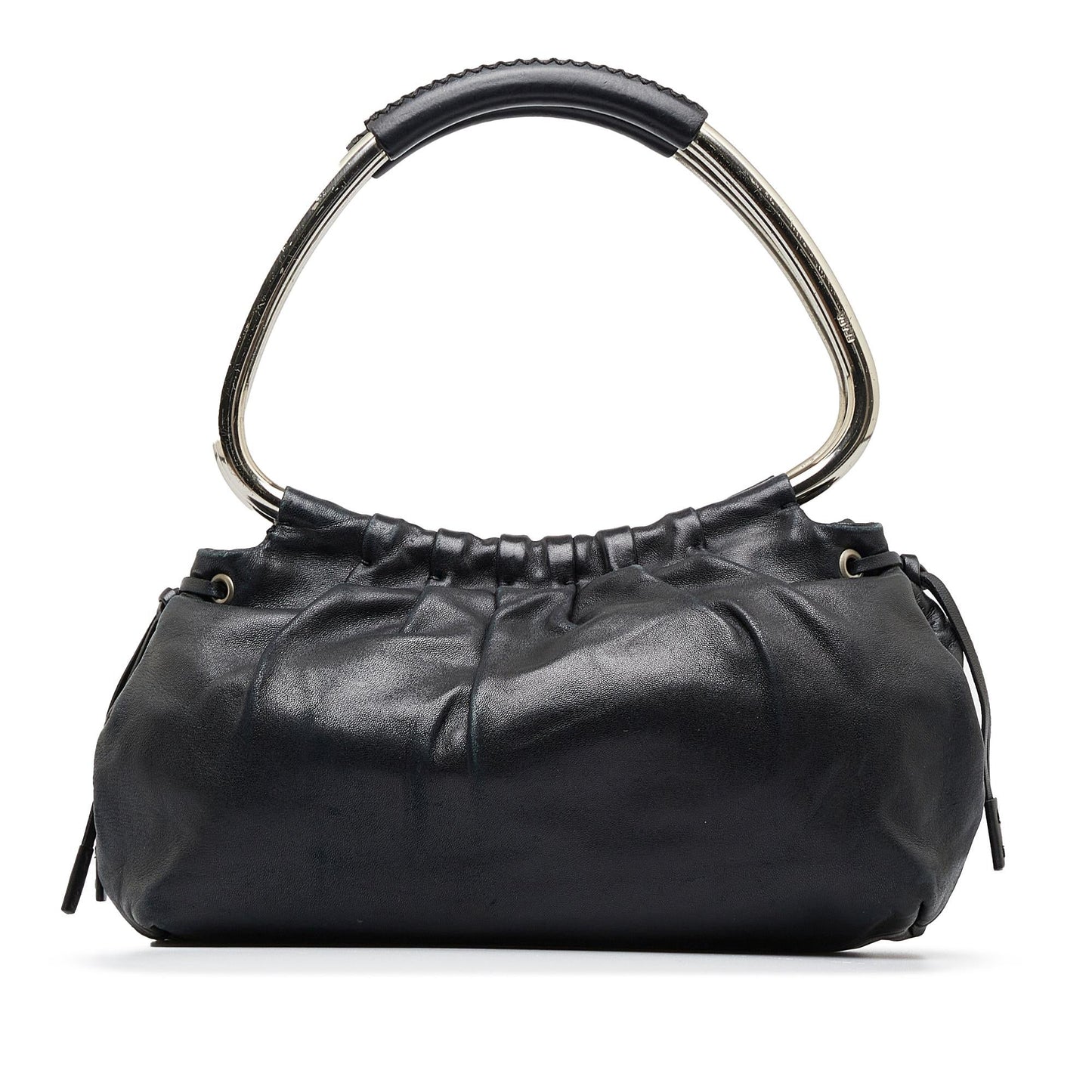 Prada Leather Ring Handbag (SHG-1BZ8Cb)