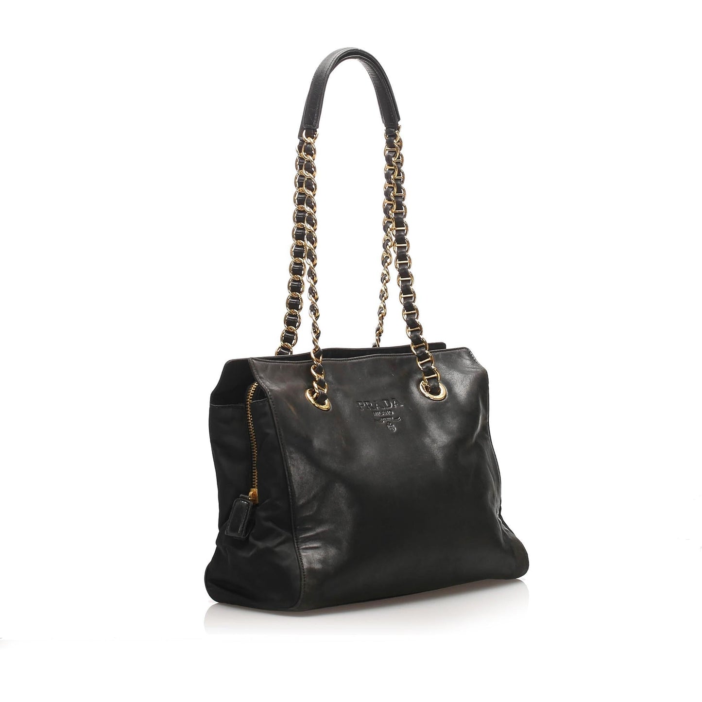 Prada Leather Tote Bag (SHG-10893)