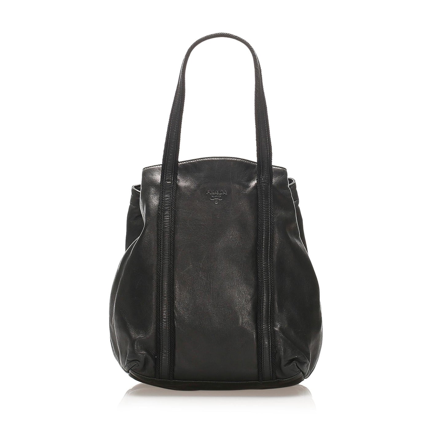 Prada Leather Tote Bag (SHG-15329)