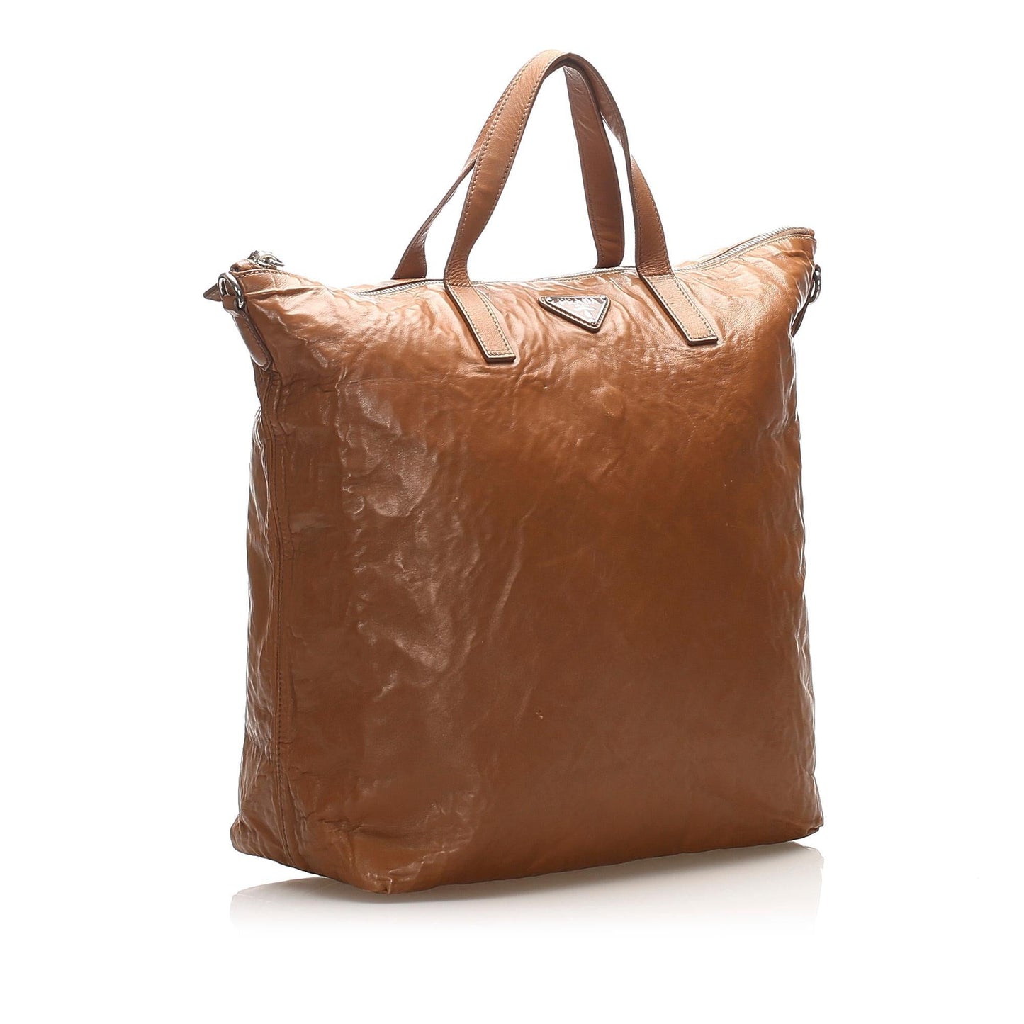 Prada Leather Tote Bag (SHG-15541)