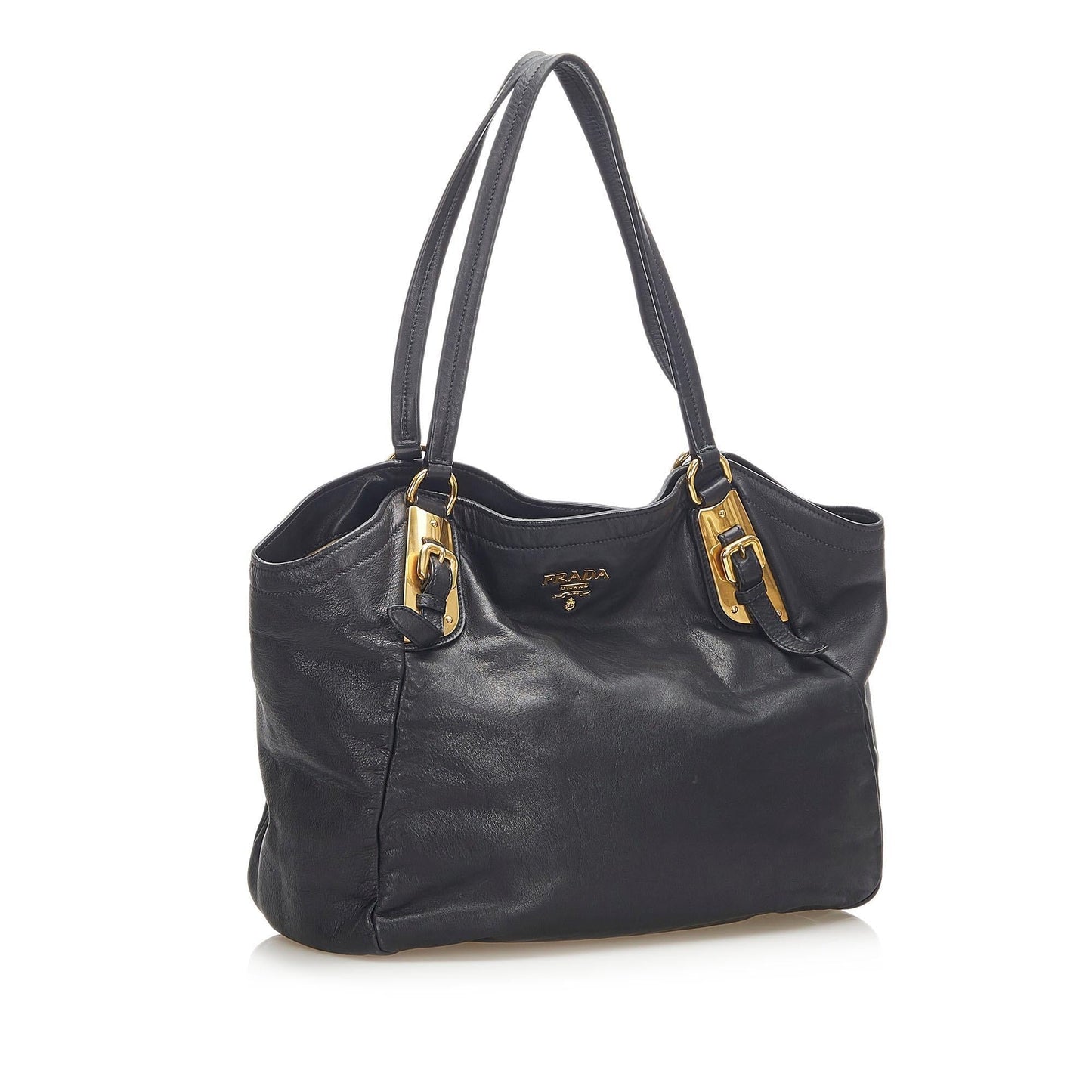 Prada Leather Tote Bag (SHG-17751)