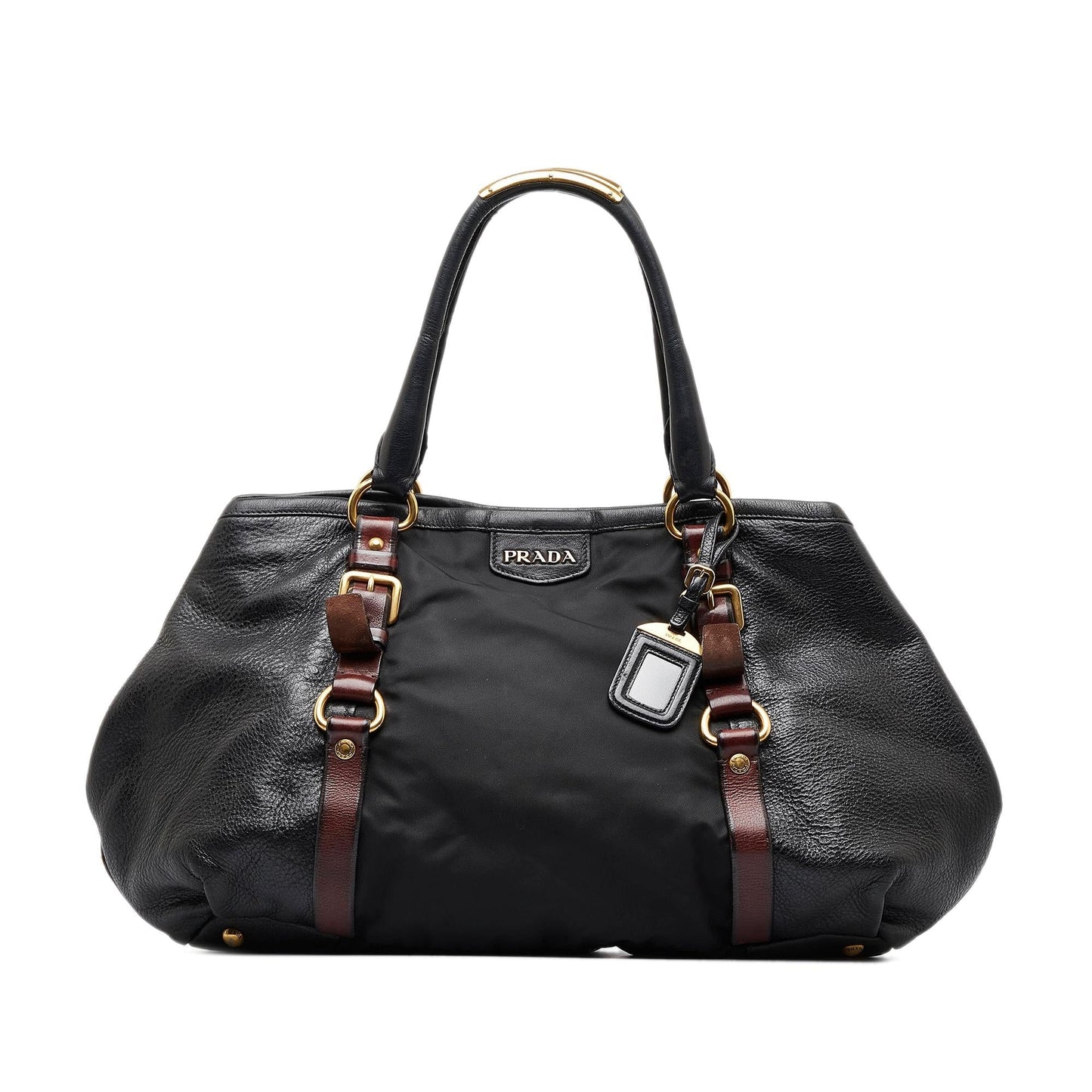 Prada Leather and Nylon Tote (SHG-WqN7Wk)