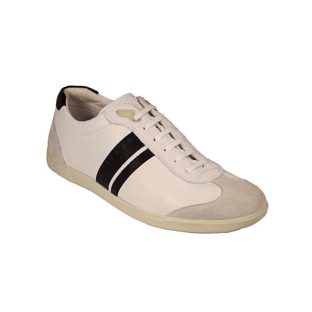 Prada Milano Men's Designer Shoes White Sneakers (PRM68)