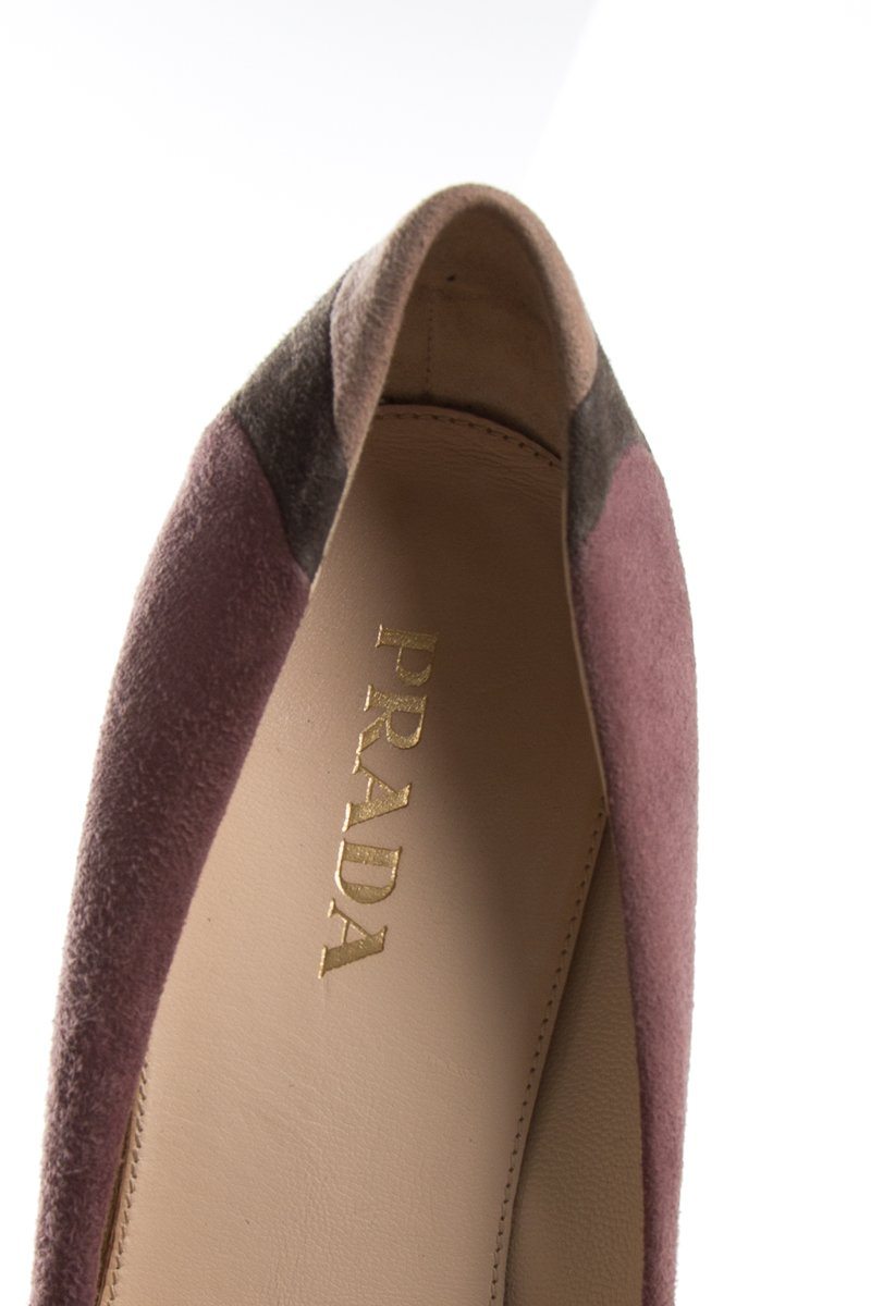 Prada Multi Color Suede Pumps SZ 40