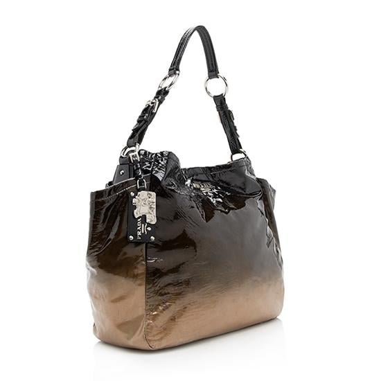 Prada Patent Leather Ombre Shopping Tote - FINAL SALE