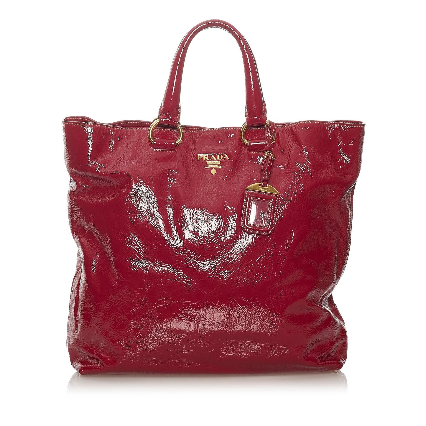 Prada Patent Leather Satchel (SHG-27627)