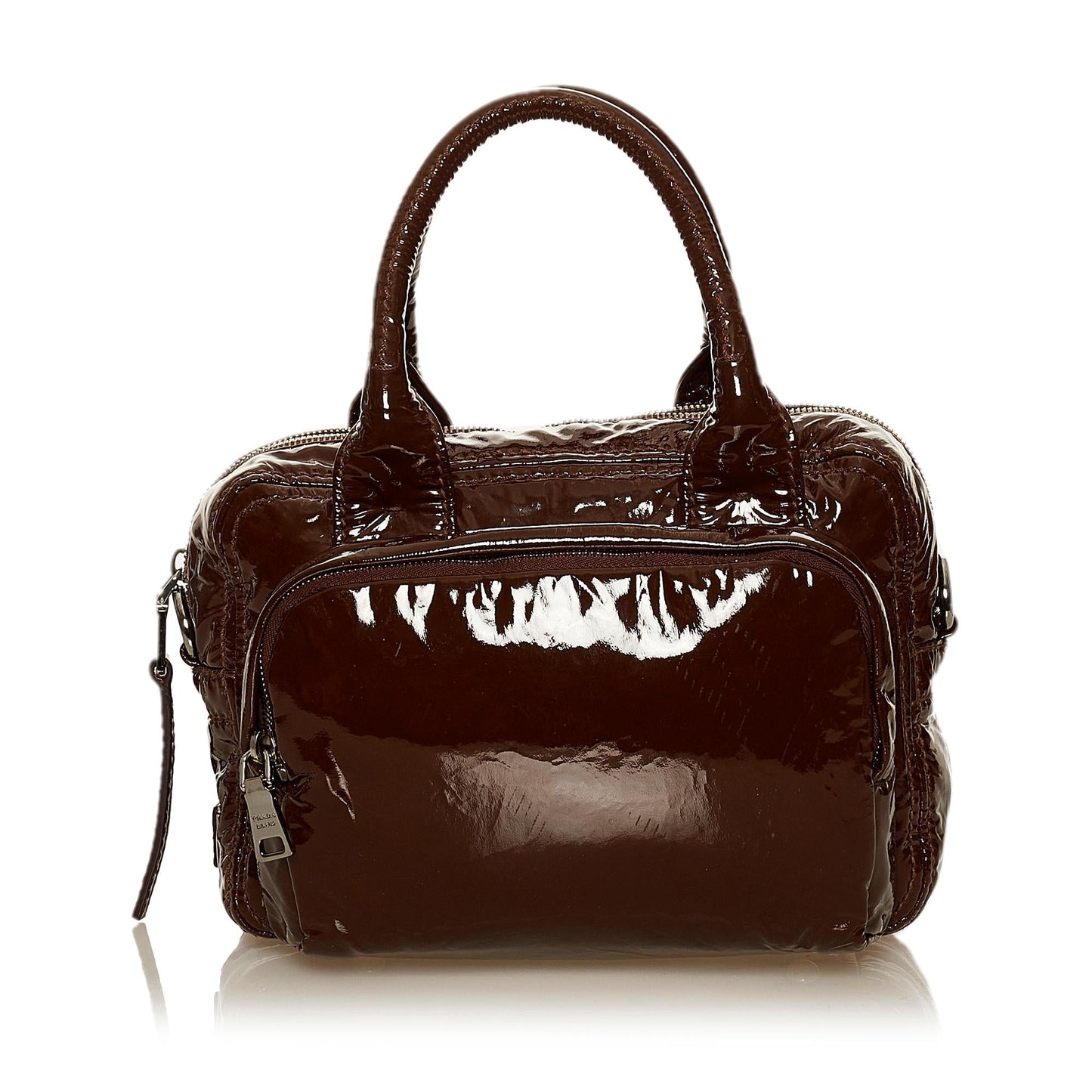 Prada Patent Leather Satchel (SHG-37314)