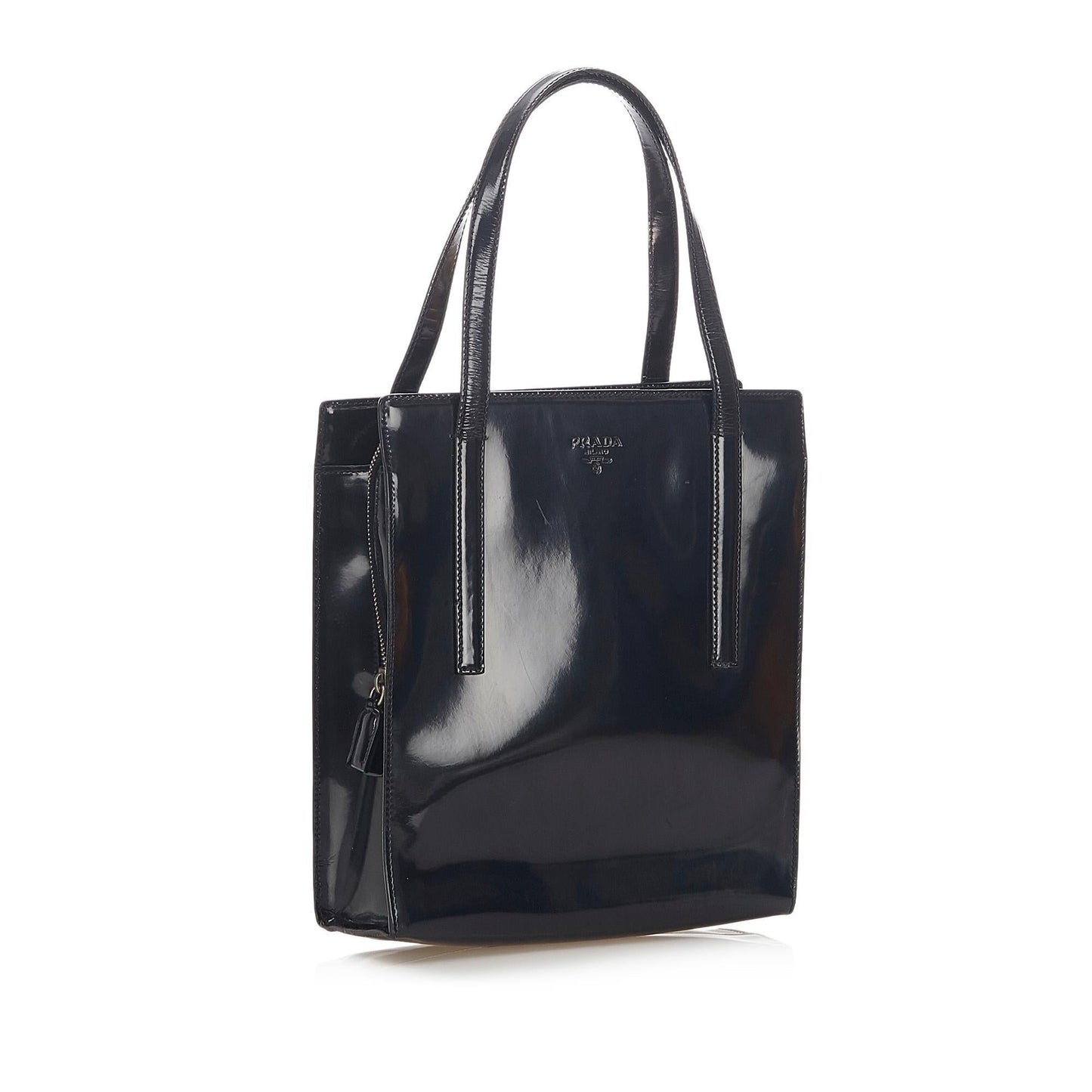 Prada Patent Leather Tote Bag (SHG-17543)