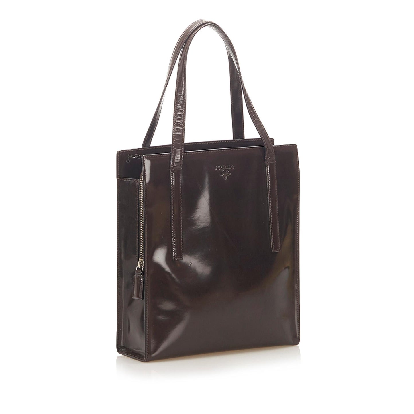 Prada Patent Leather Tote Bag (SHG-18306)