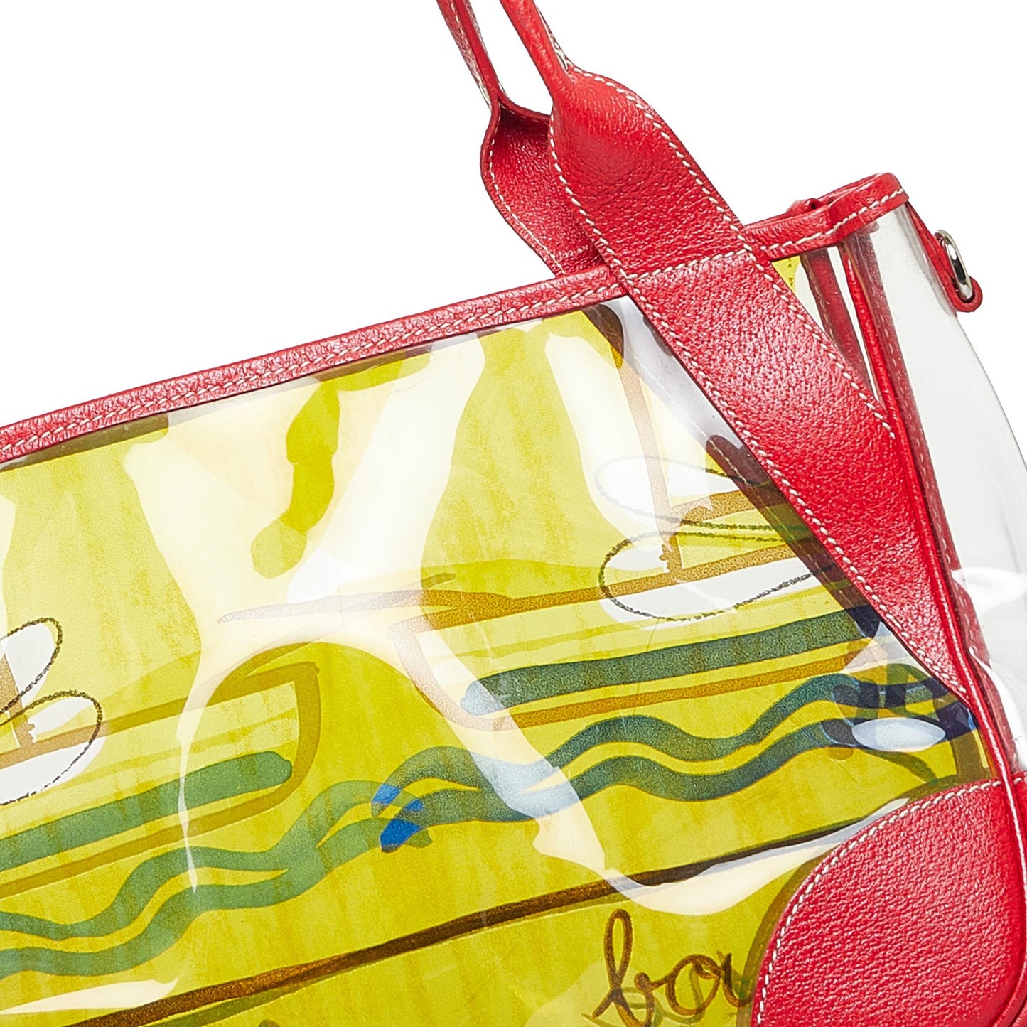 Prada Printed Vinyl Tote Bag (SHG-ICDkWh)