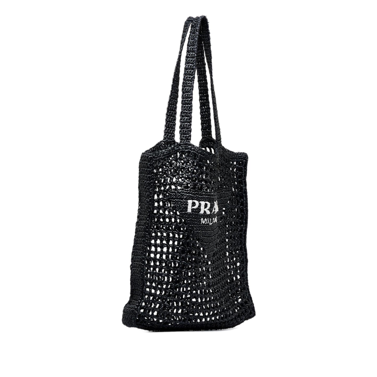 Prada Raffia Logo Tote (SHG-oEPZ2T)