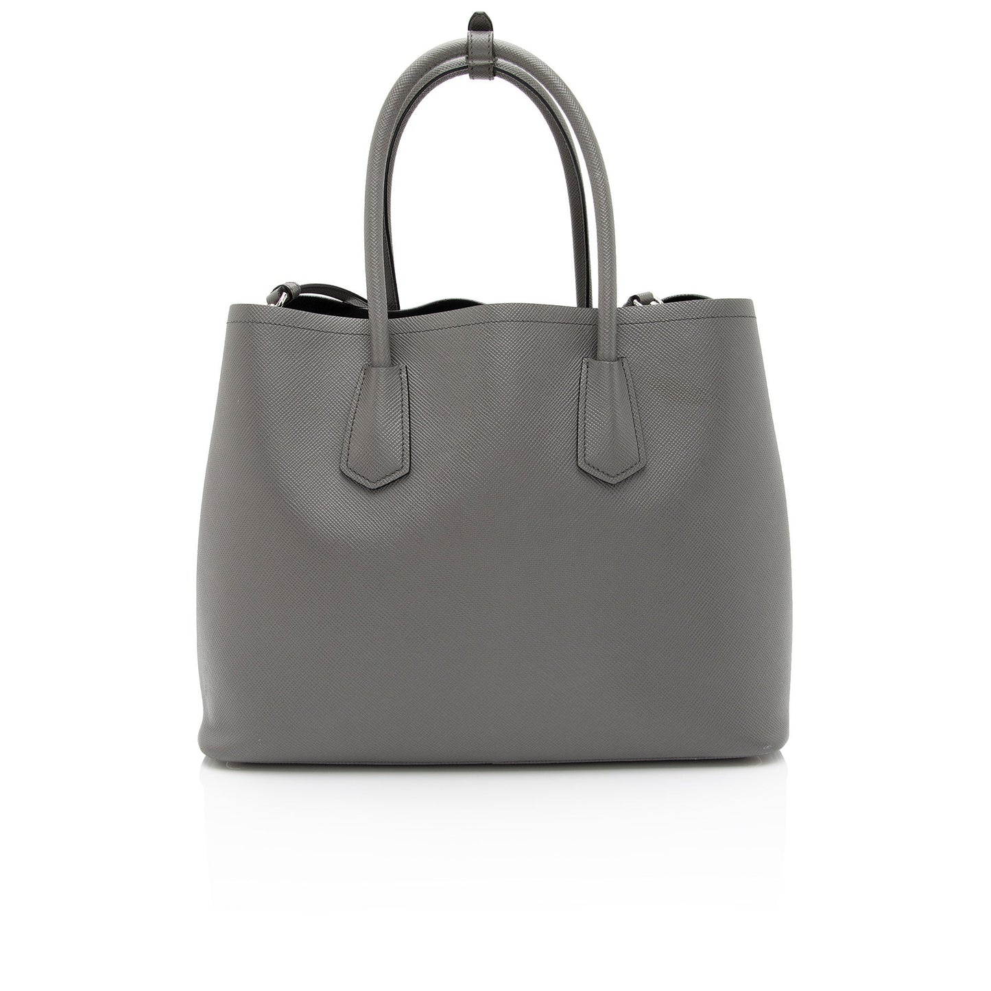 Prada Saffiano Cuir Double Handle Medium Tote (SHF-zjTFPc)