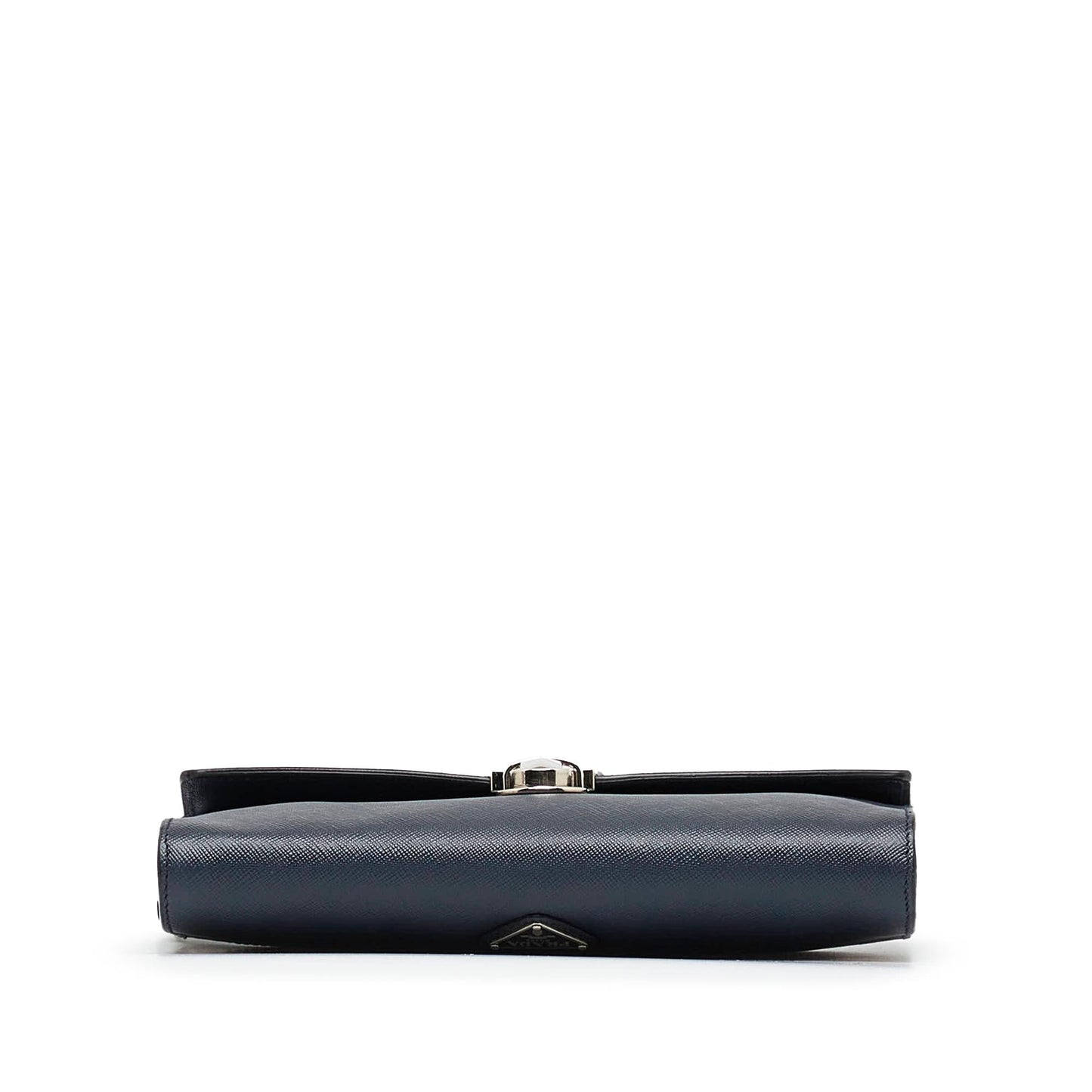 Prada Saffiano Envelope Pushlock Clutch (SHG-iFz9ge)